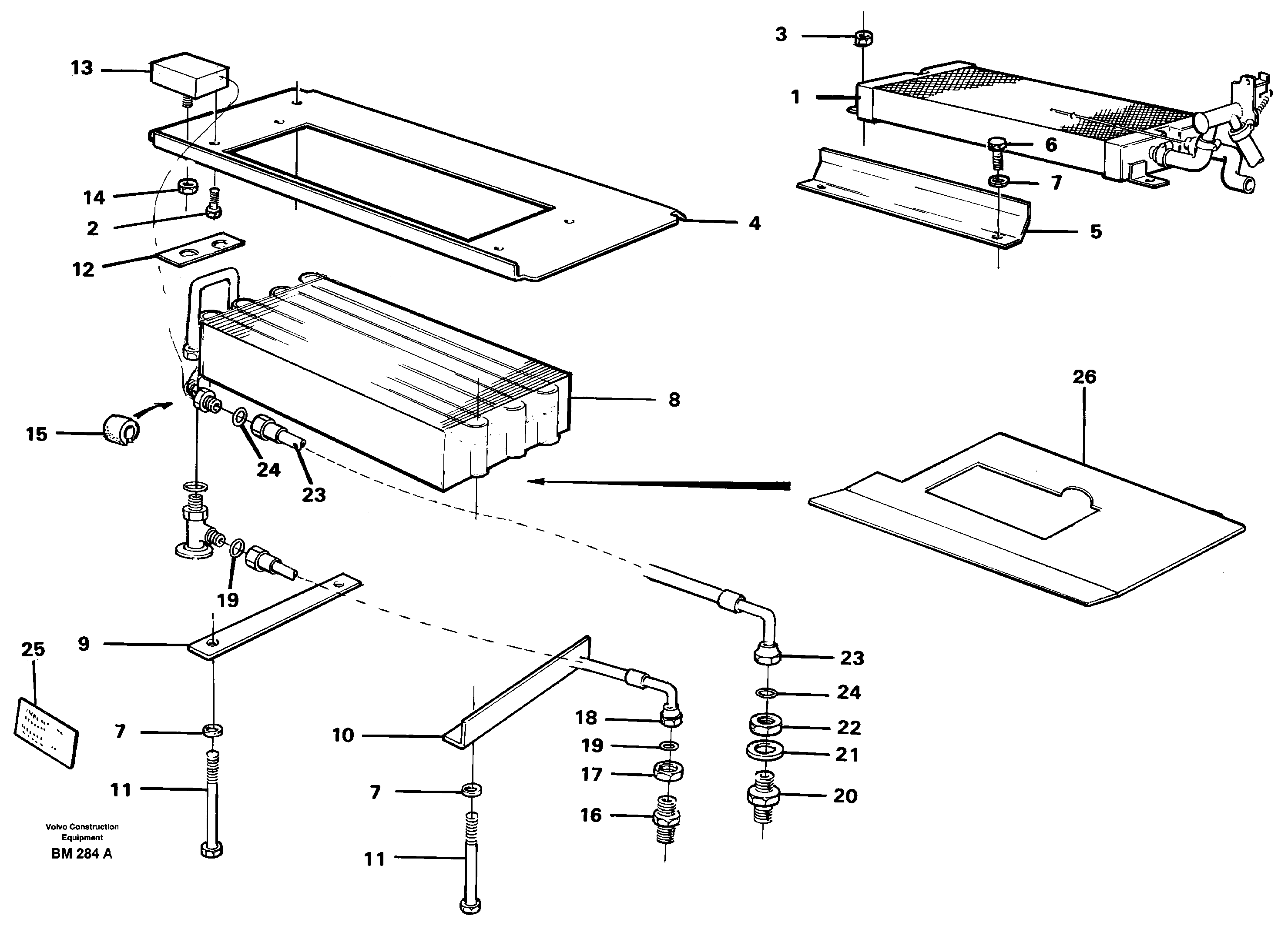 Схема запчастей Volvo A20C - 57783 Air conditioning, climate unit A20C SER NO 3052-