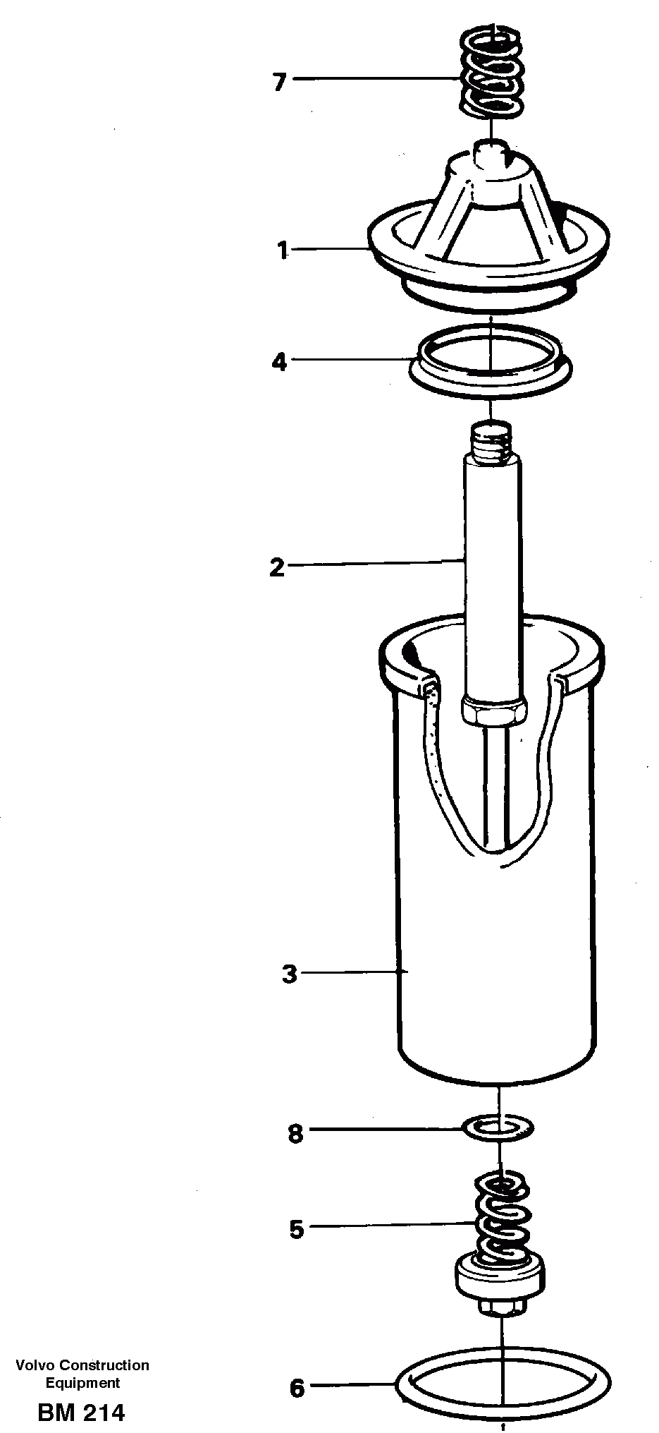 Схема запчастей Volvo A20C - 23881 Фильтр масляный A20C SER NO 3052-