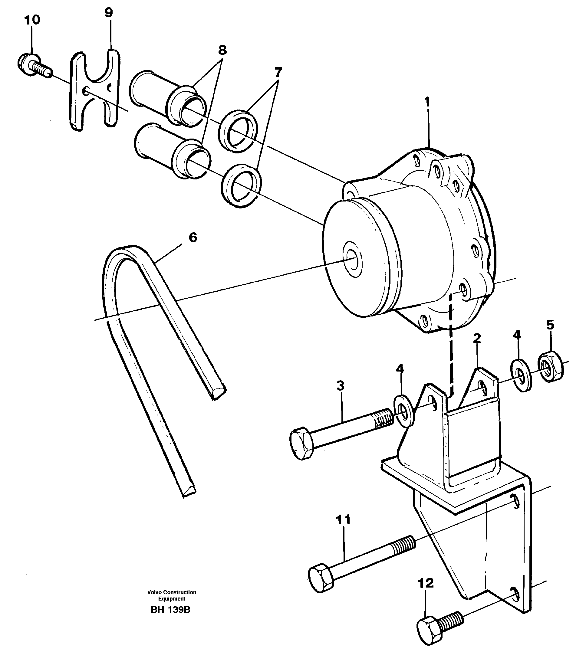 Схема запчастей Volvo A20C - 56751 Waterpump, assembly A20C VOLVO BM VOLVO BM A20C SER NO - 3051