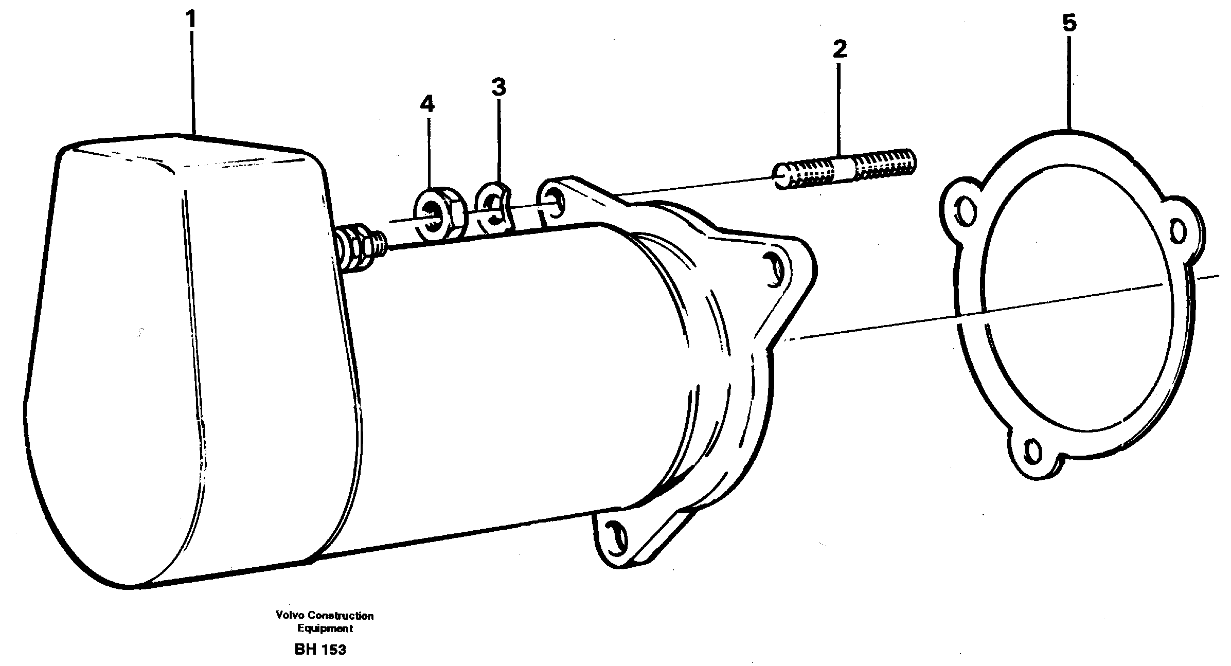 Схема запчастей Volvo A20C - 50510 Starter motor, mounting A20C VOLVO BM VOLVO BM A20C SER NO - 3051