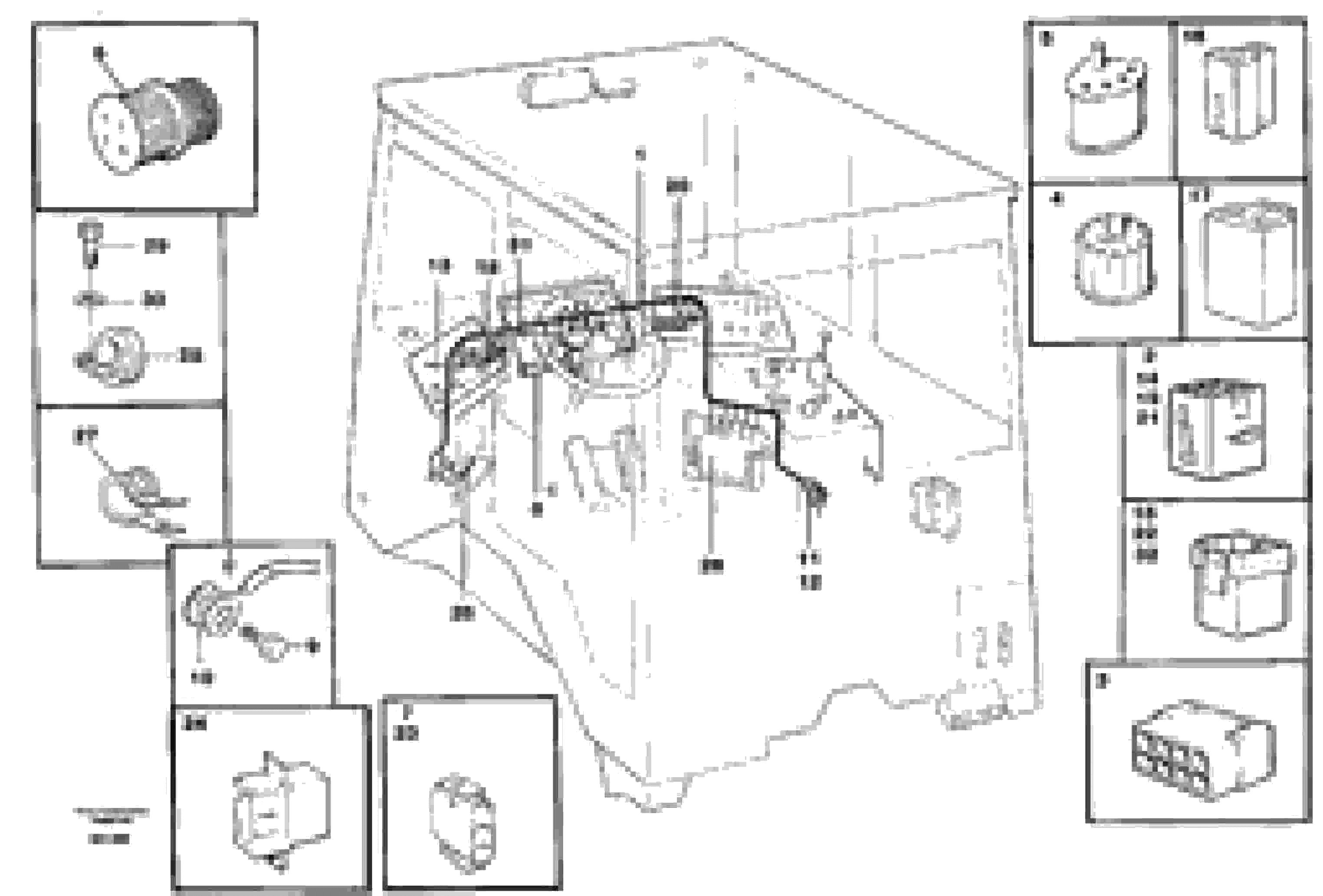 Схема запчастей Volvo A20C - 56757 Cable harnesses, cab A20C VOLVO BM VOLVO BM A20C SER NO - 3051