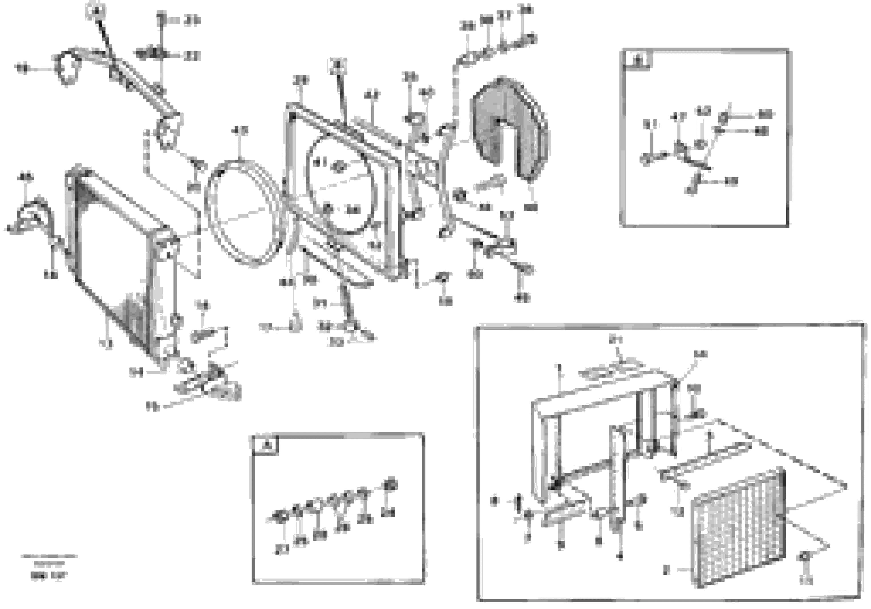 Схема запчастей Volvo A20C - 83143 Radiator, fitting A20C SER NO 3052-