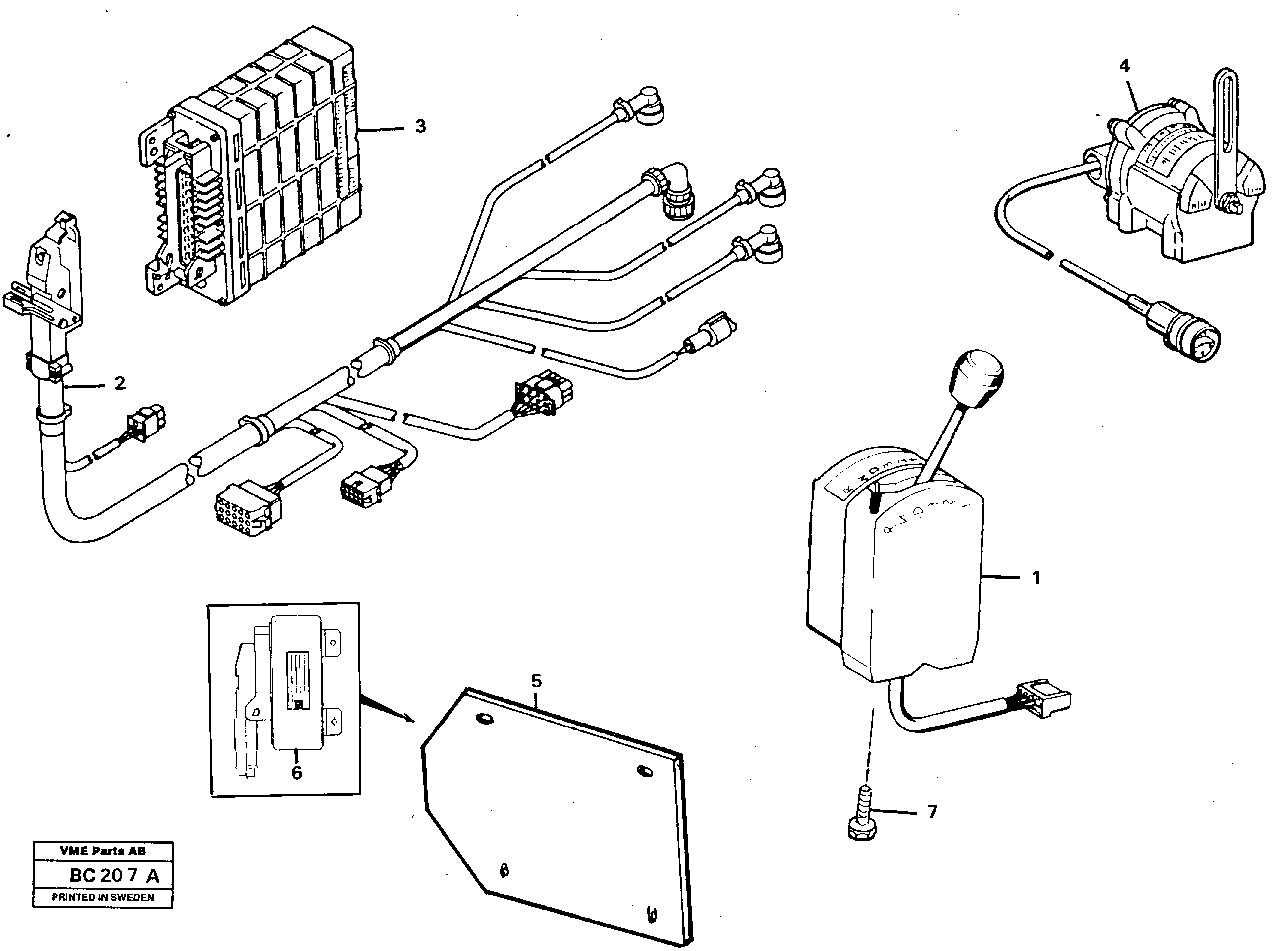 Схема запчастей Volvo A25C - 2368 Peripherie parts A25C VOLVO BM VOLVO BM A25C SER NO - 10256/ - 60911