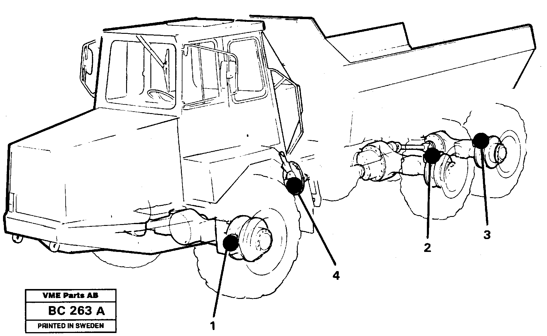 Схема запчастей Volvo A25C - 10571 Brakes A25C VOLVO BM VOLVO BM A25C SER NO - 10256/ - 60911