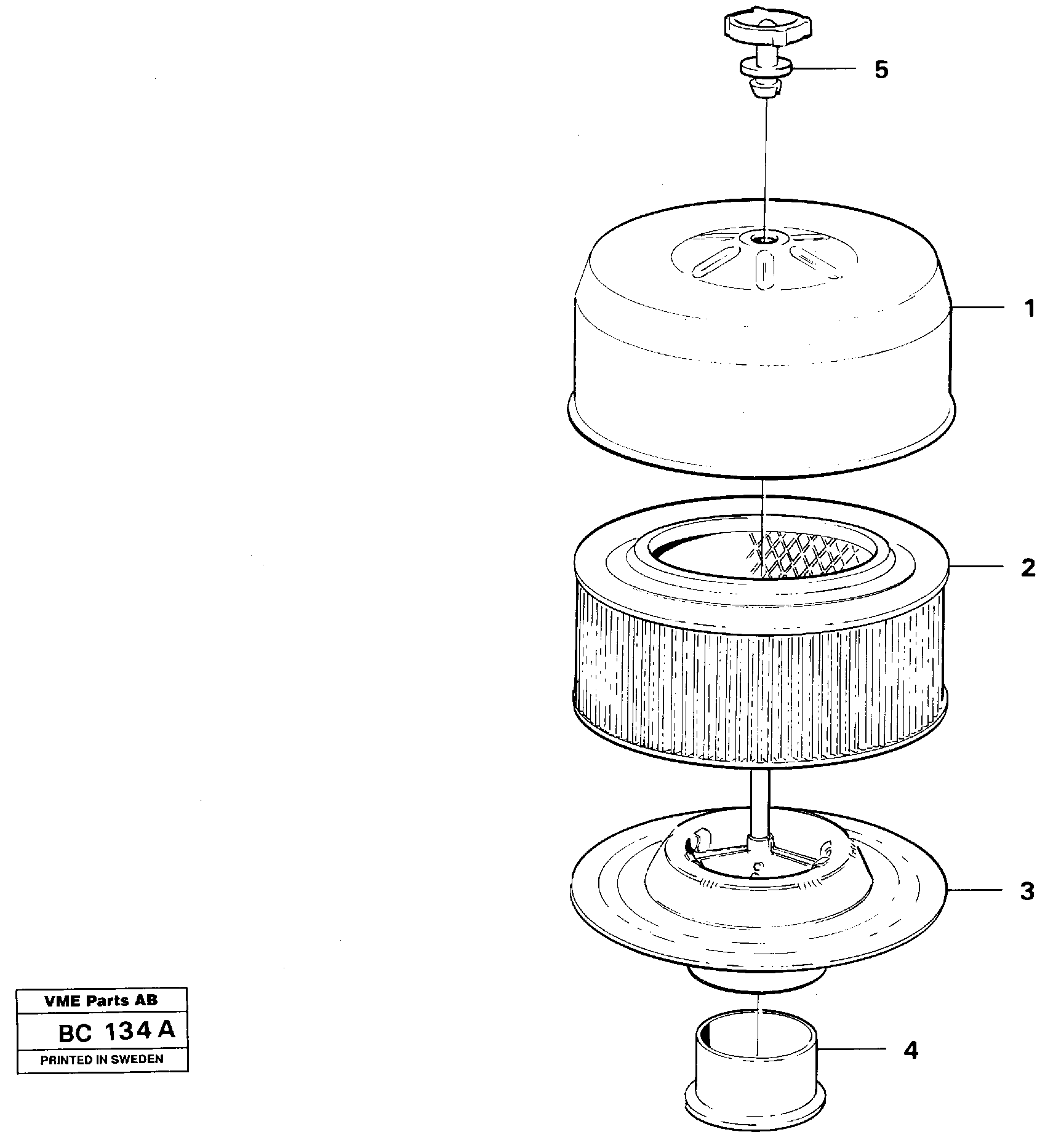 Схема запчастей Volvo A25C - 13392 Фильтр топливный A25C VOLVO BM VOLVO BM A25C SER NO - 10256/ - 60911