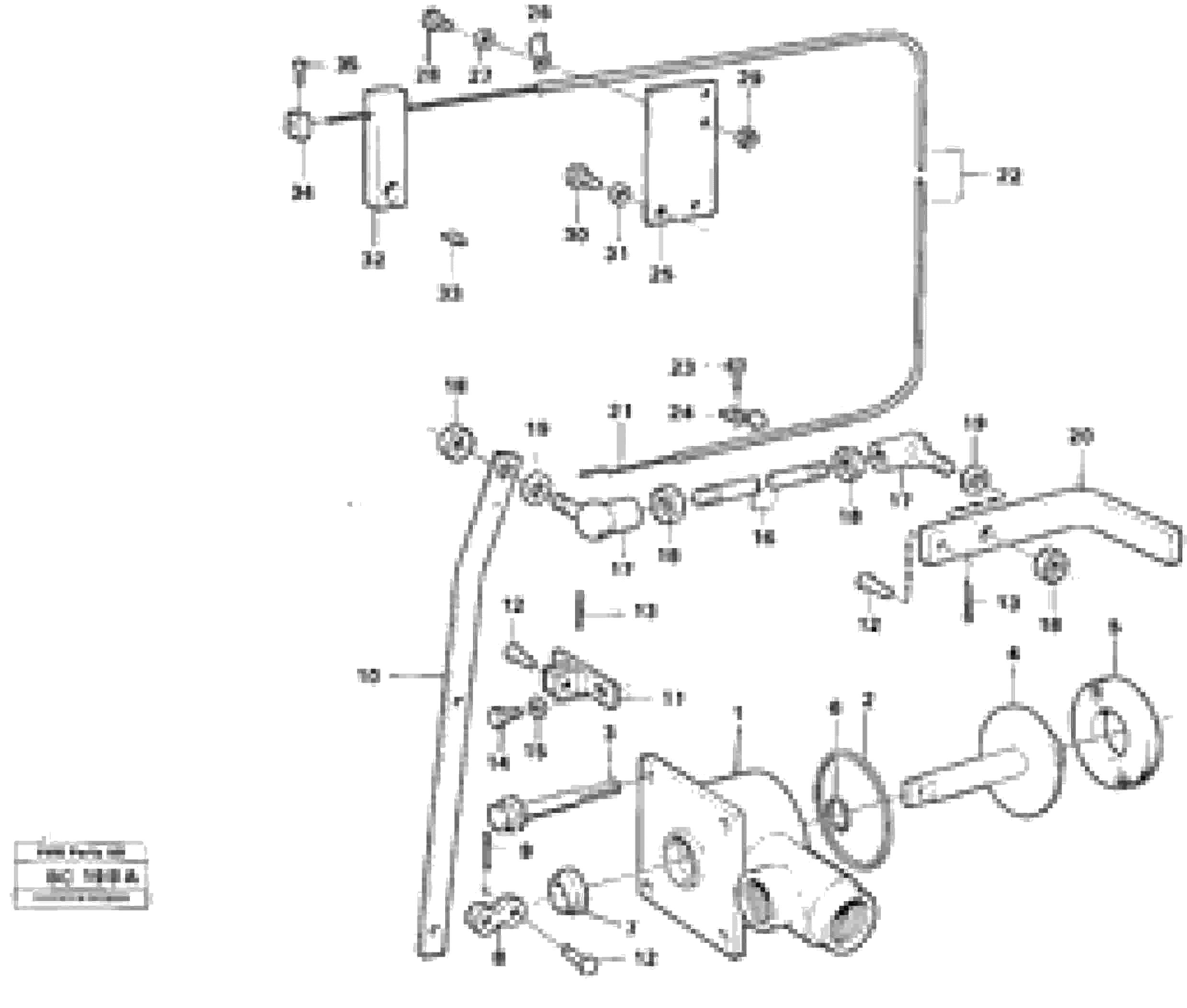 Схема запчастей Volvo A25C - 58362 Shut-off valve A25C VOLVO BM VOLVO BM A25C SER NO - 10256/ - 60911