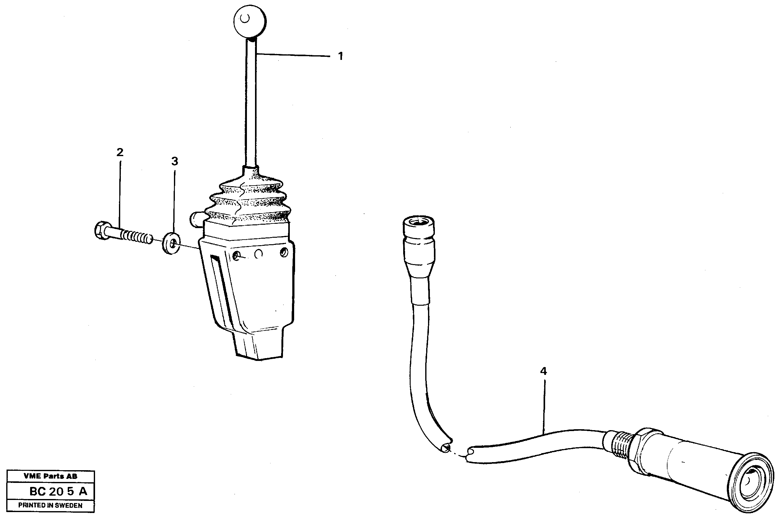 Схема запчастей Volvo A25C - 78820 Tip control A25C VOLVO BM VOLVO BM A25C SER NO - 10256/ - 60911