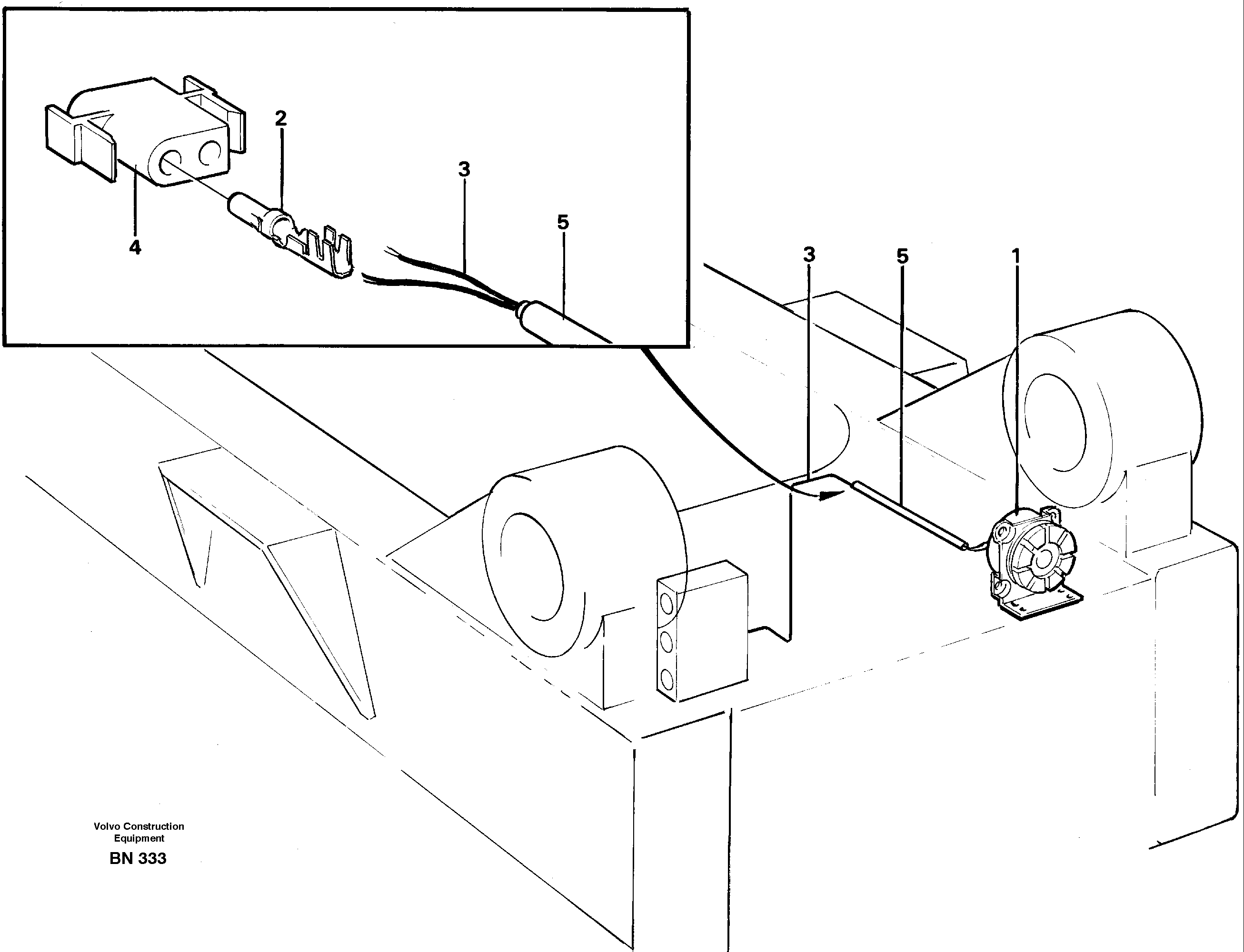 Схема запчастей Volvo A25C - 36372 Reverse warning unit Usa A25C
