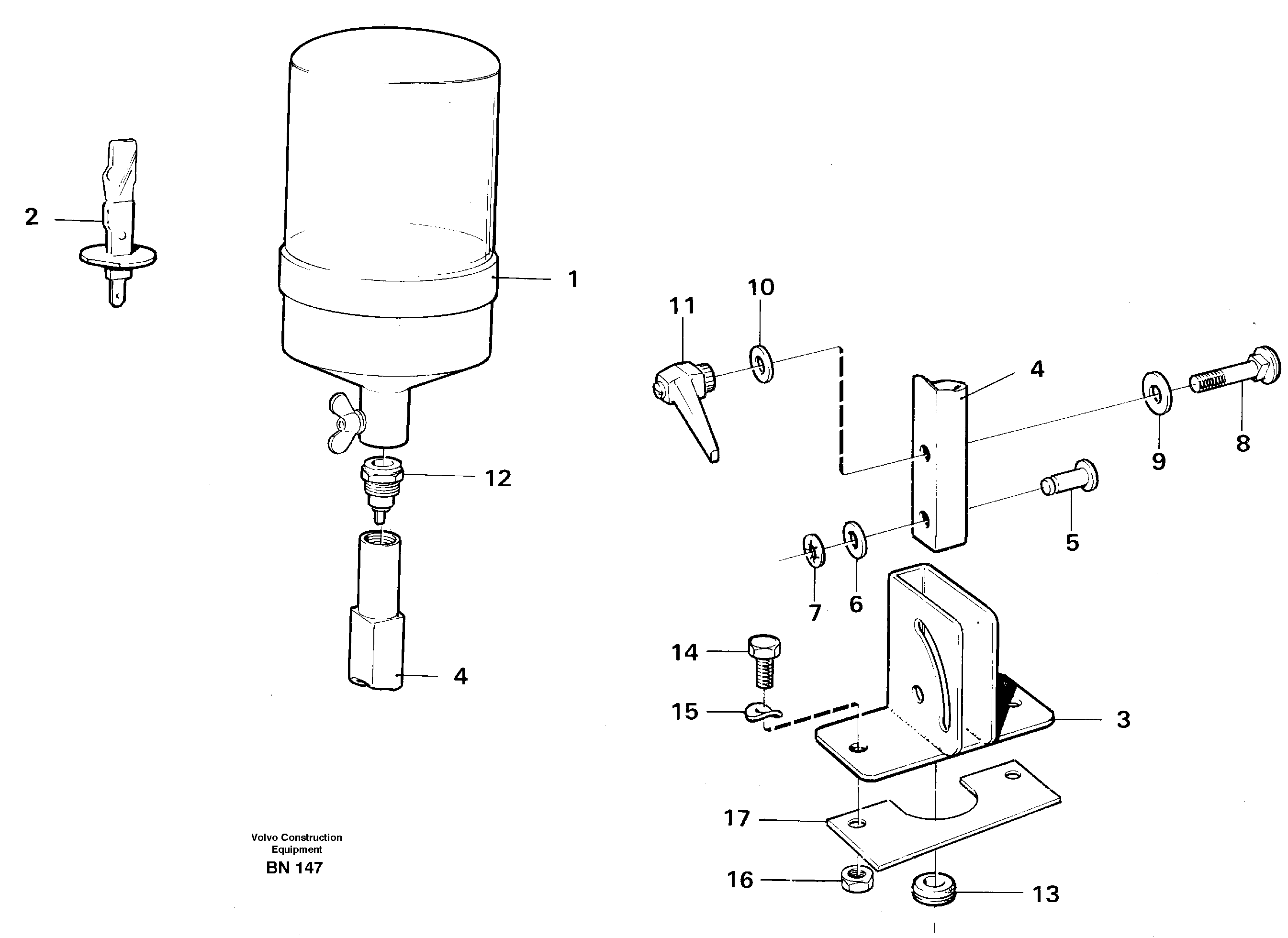 Схема запчастей Volvo A25C - 36373 Rotation warning light A25C