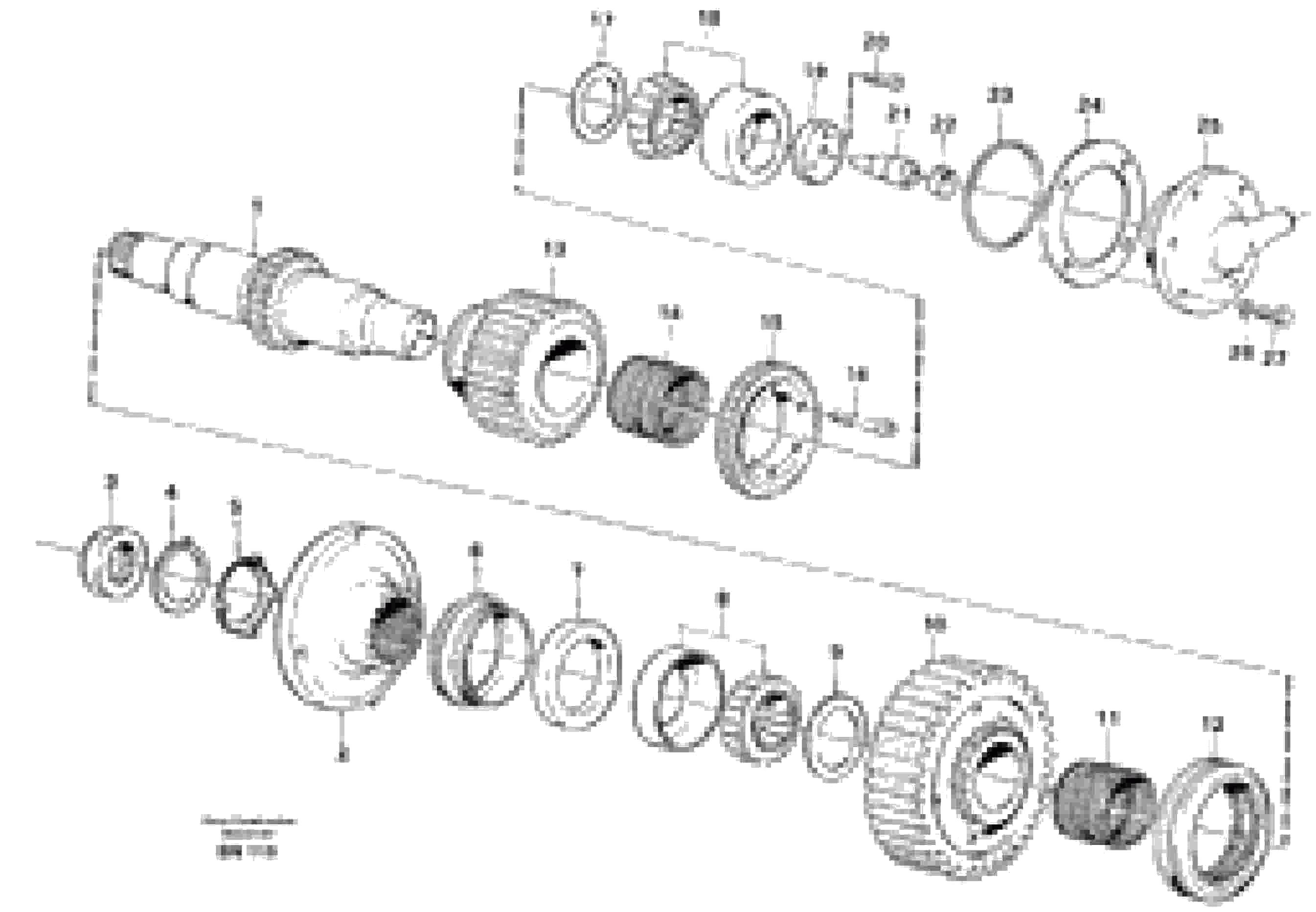 Схема запчастей Volvo A25C - 44723 Upper shaft A25C