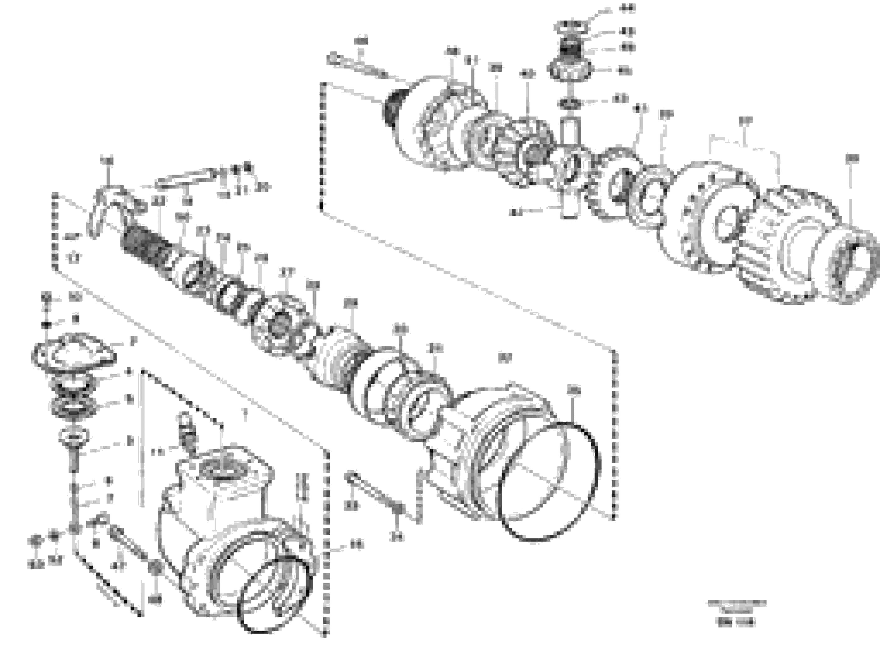 Схема запчастей Volvo A25C - 94160 Differential A25C