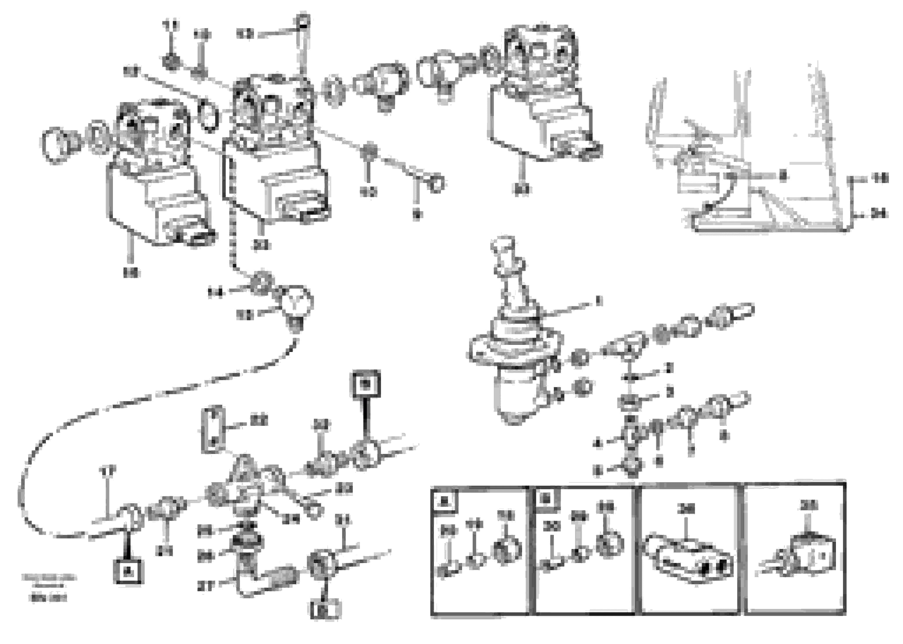 Схема запчастей Volvo A25C - 64287 Load and dump brake A25C
