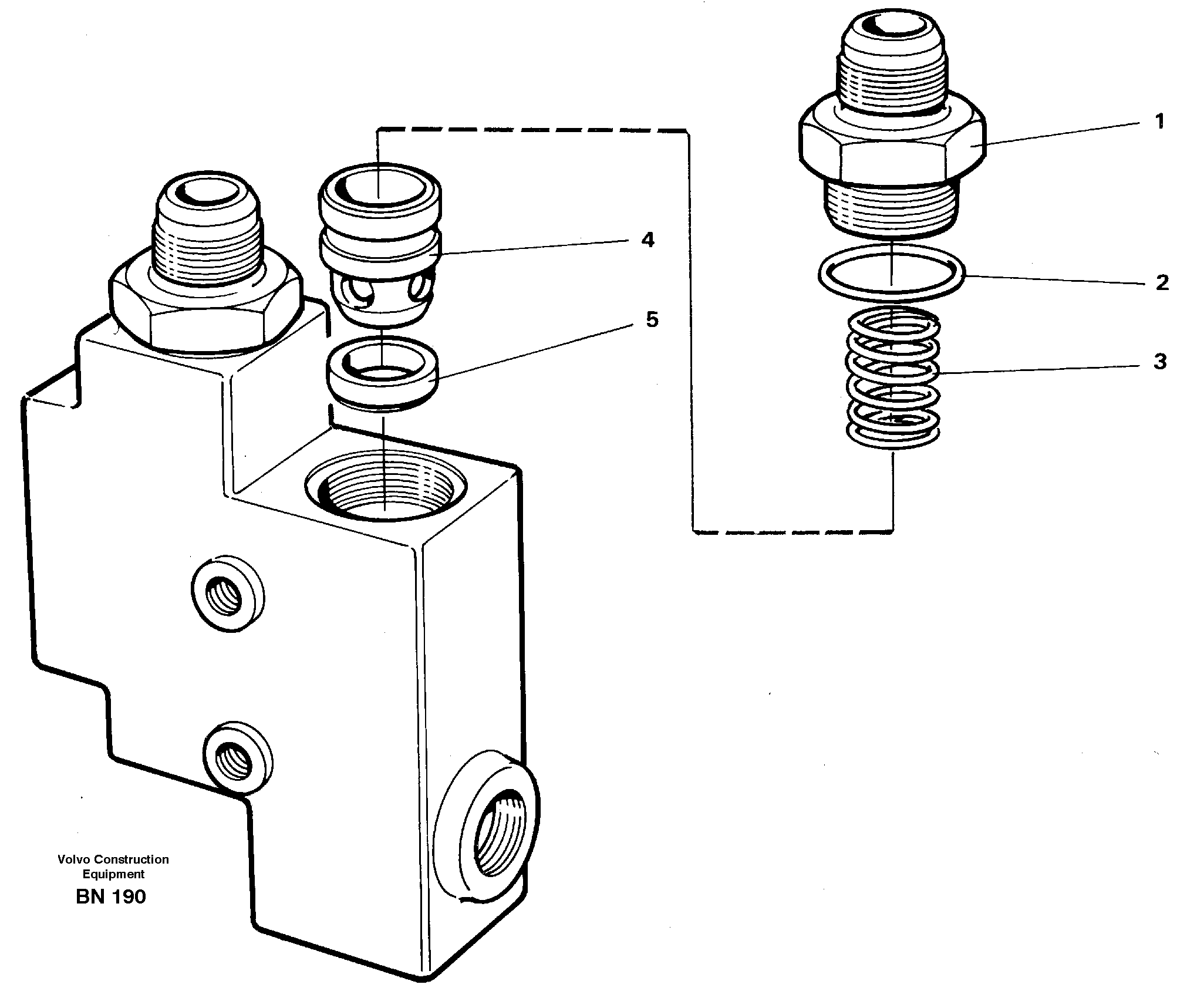 Схема запчастей Volvo A25C - 21887 Клапан обратный A25C