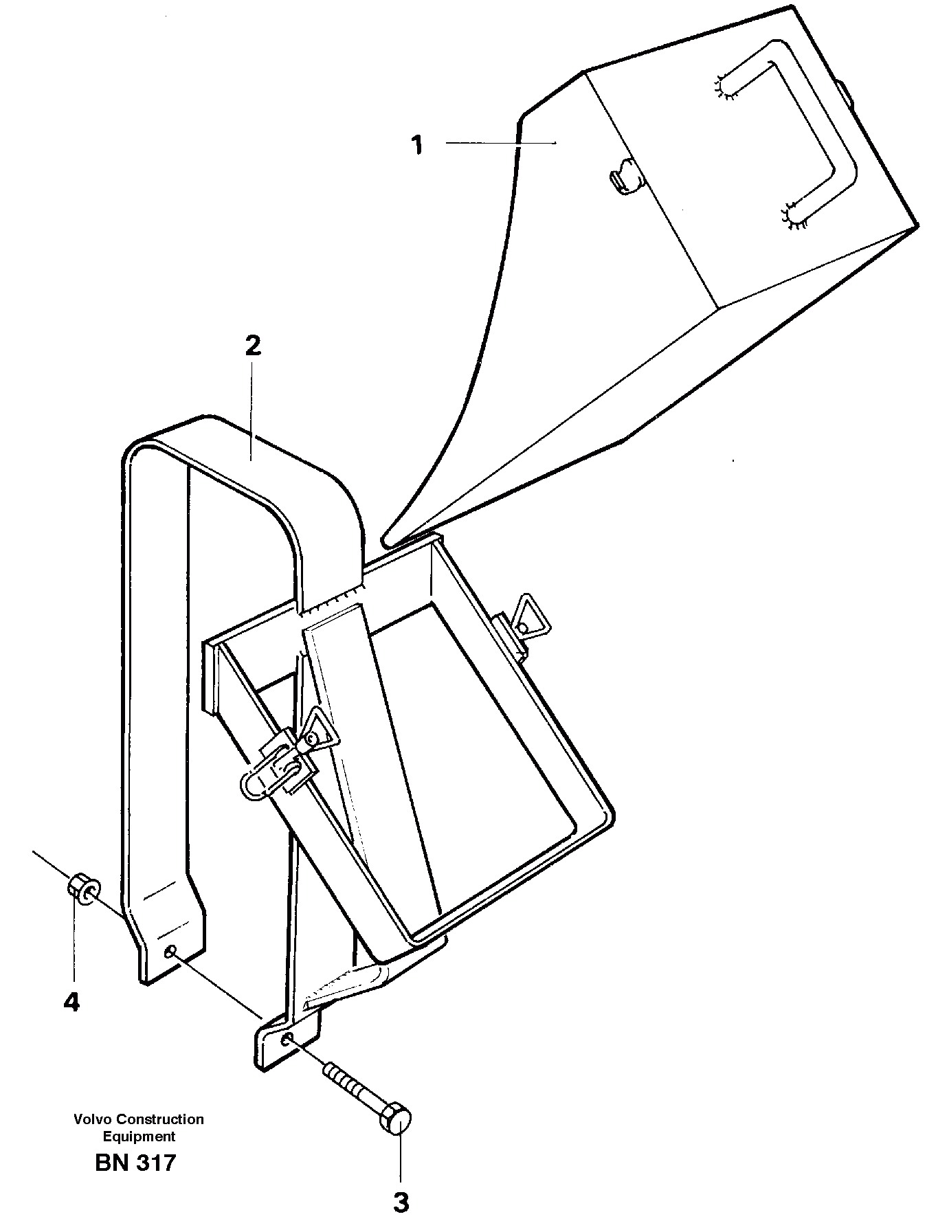 Схема запчастей Volvo A25C - 86035 Lock Wedge A25C