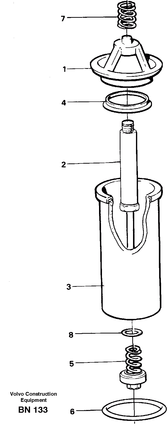 Схема запчастей Volvo A25C - 29804 Фильтр масляный A25C
