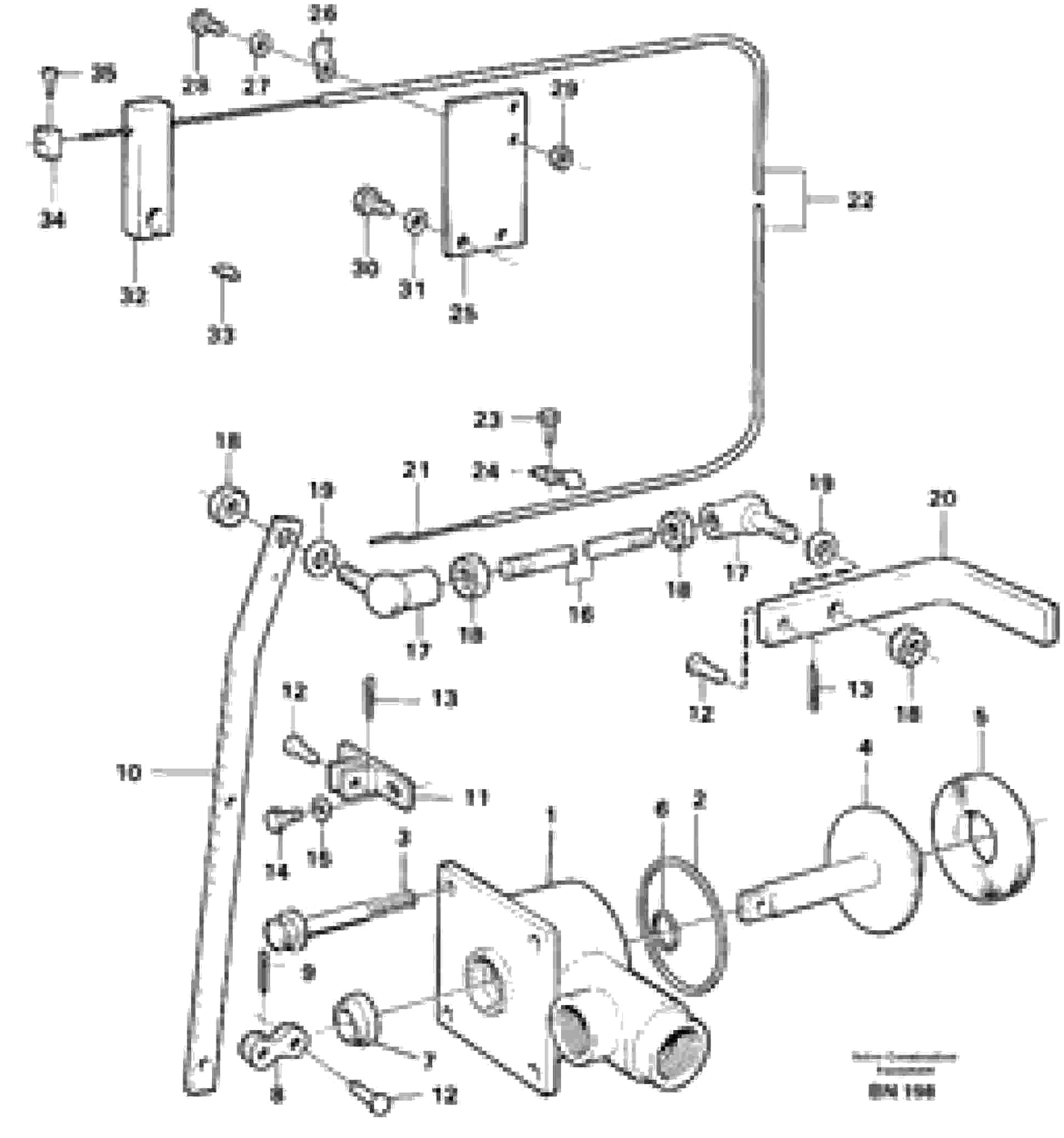 Схема запчастей Volvo A25C - 58891 Shut-off valve A25C