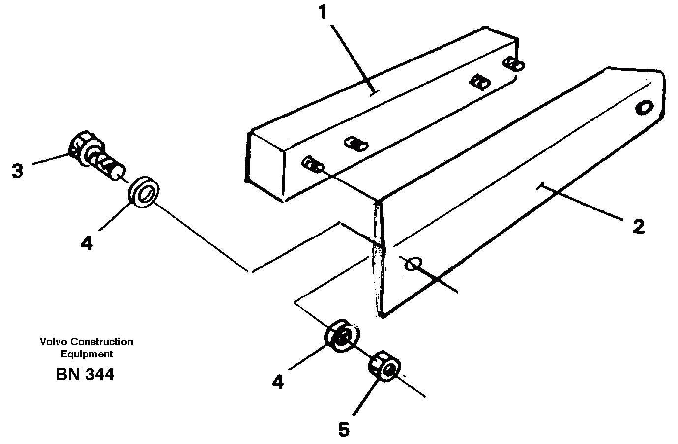 Схема запчастей Volvo A25C - 25244 Rubber damper A25C