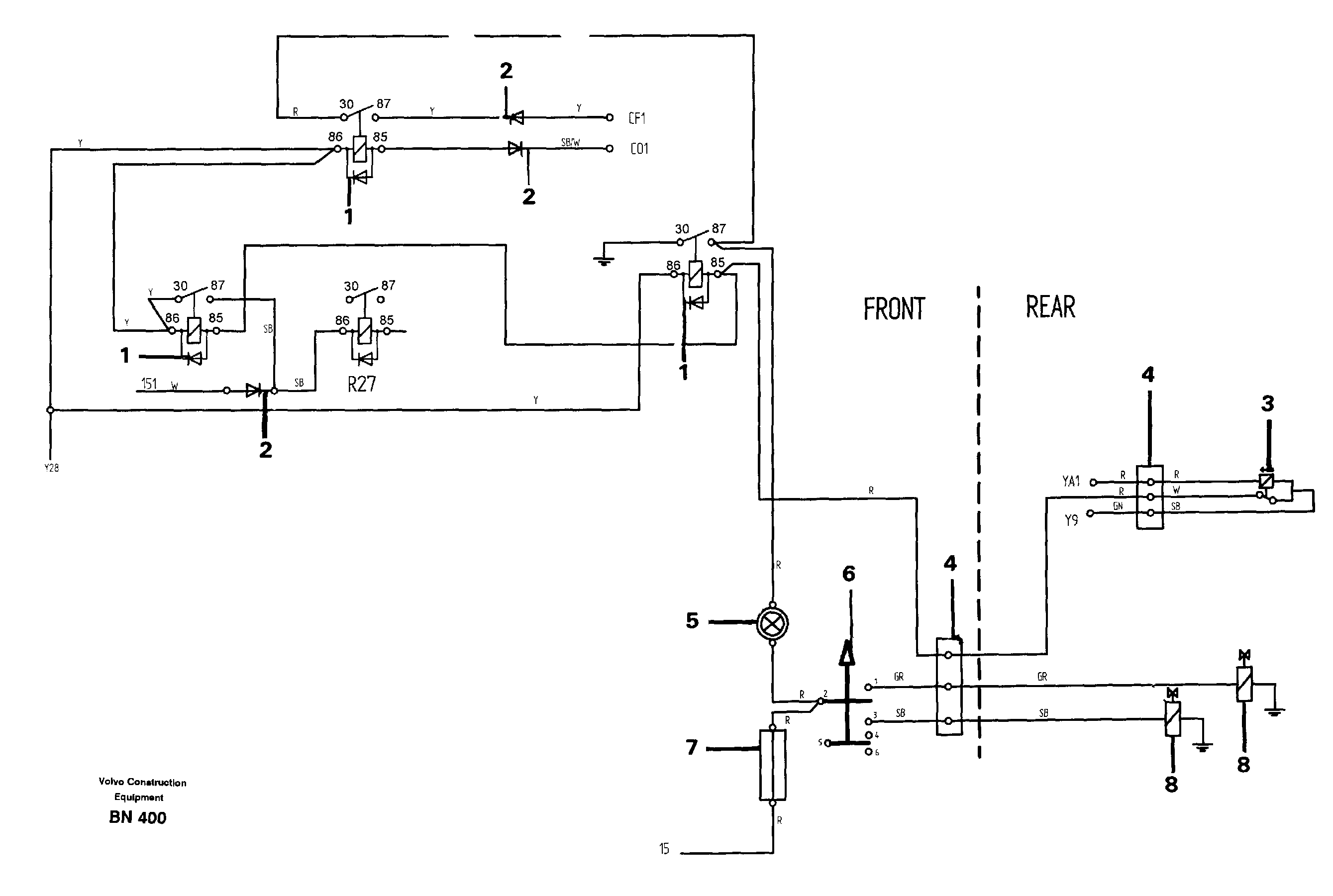 Схема запчастей Volvo A25C - 25247 Электроника (электрооборудование ) A25C