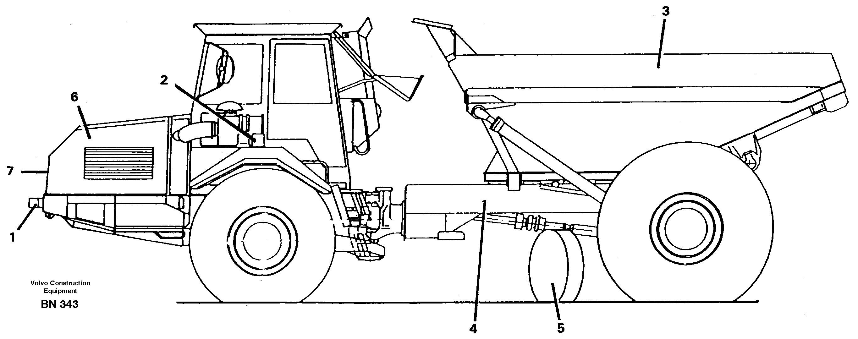 Схема запчастей Volvo A25C - 28875 Turn-around wheels A25C