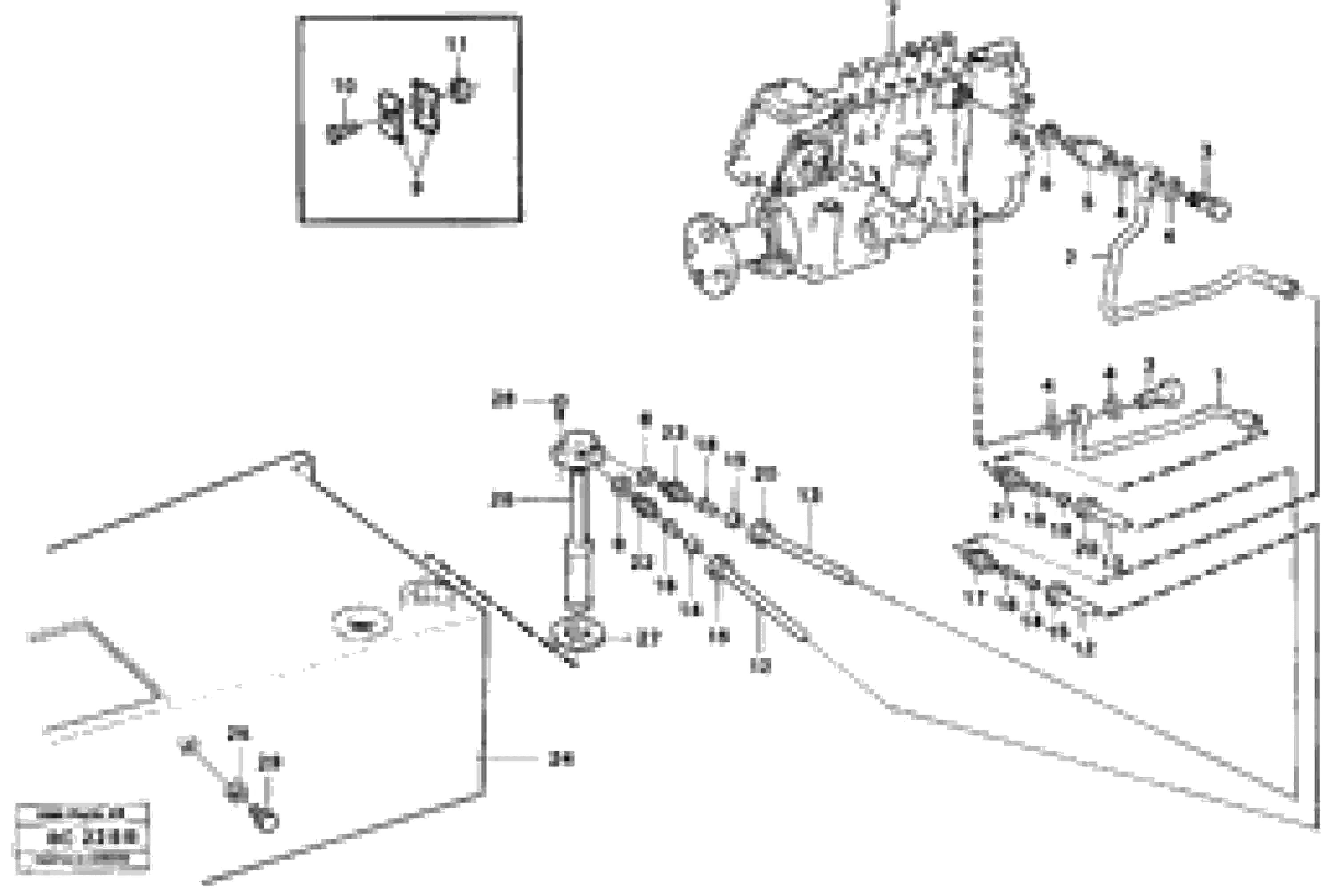 Схема запчастей Volvo A25C - 65470 Fuel pipe - Fuel tank A25C VOLVO BM VOLVO BM A25C SER NO - 10256/ - 60911