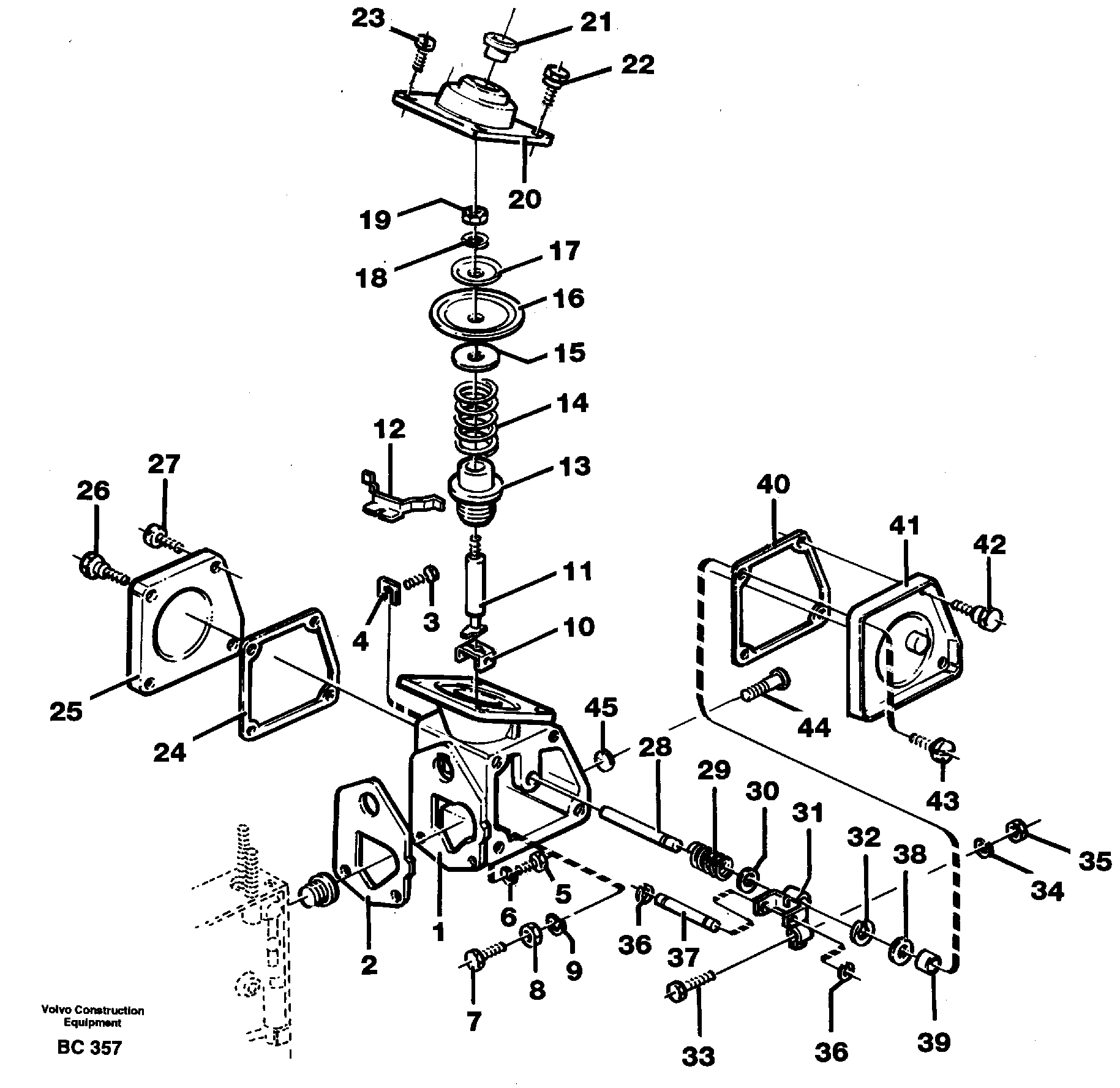 Схема запчастей Volvo A25C - 11535 Smoke limiter A25C VOLVO BM VOLVO BM A25C SER NO - 10256/ - 60911