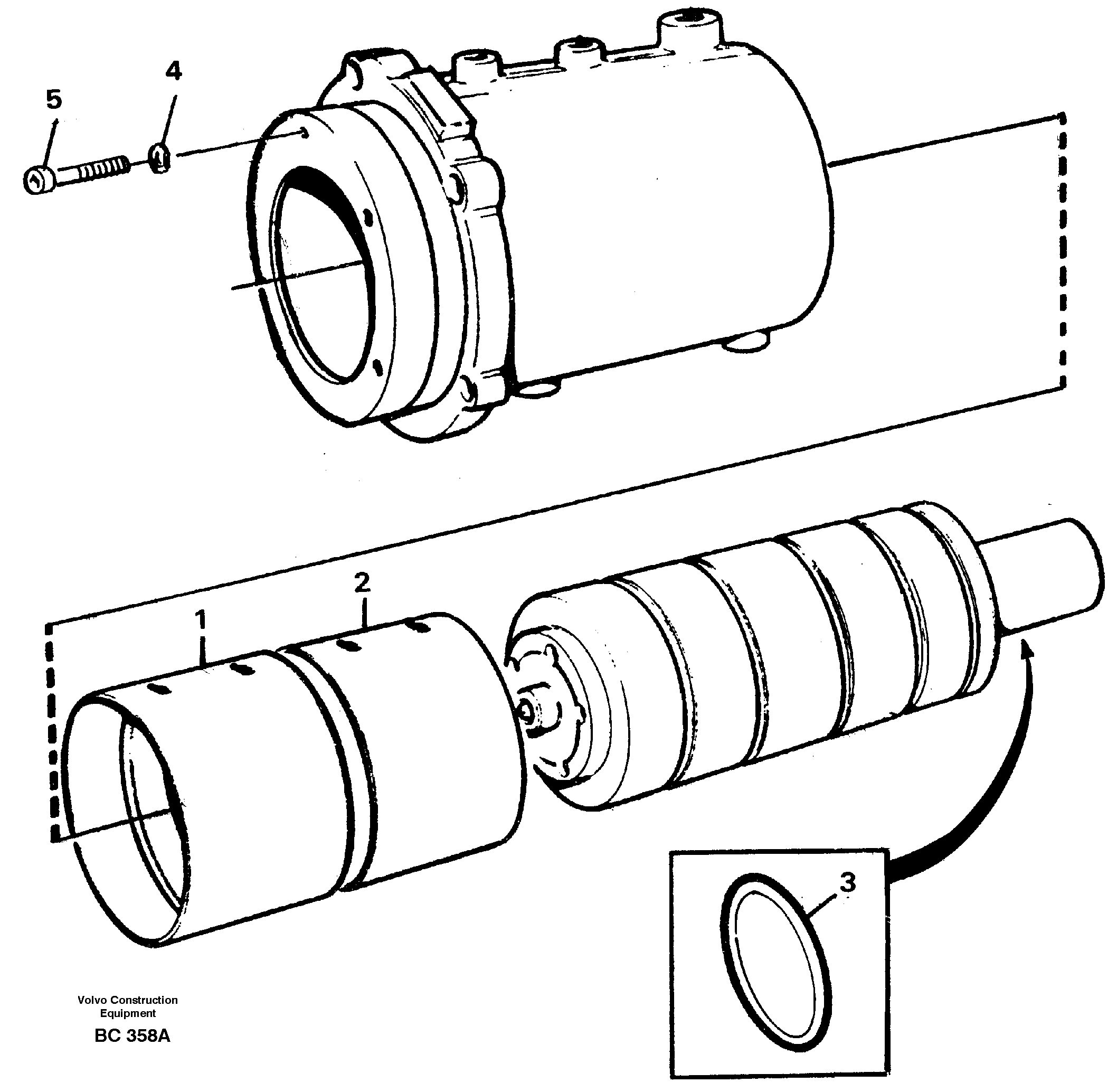 Схема запчастей Volvo A25C - 16852 Injection timing device A25C VOLVO BM VOLVO BM A25C SER NO - 10256/ - 60911