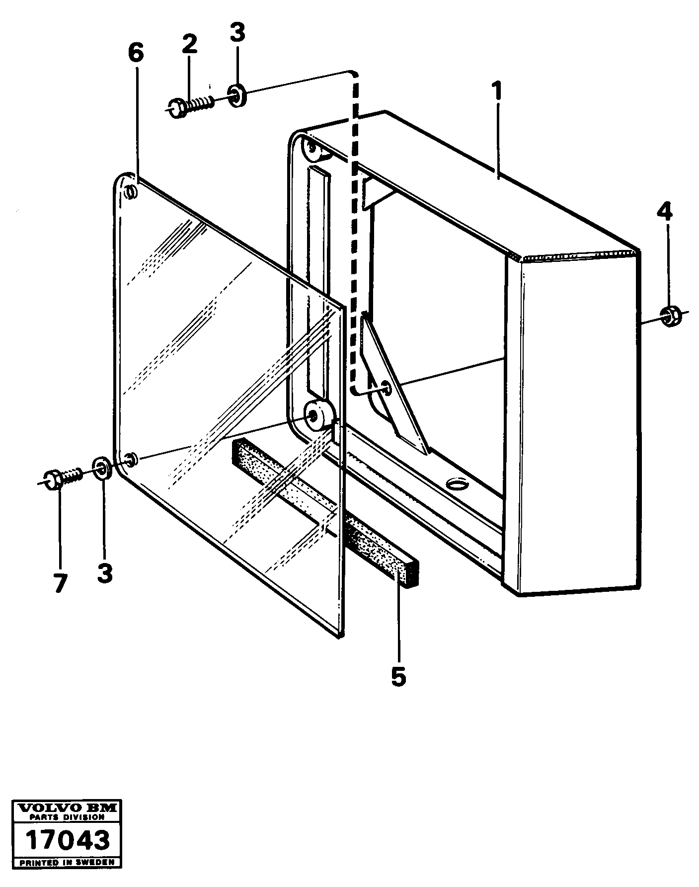 Схема запчастей Volvo 861 861 - 13013 Headlight guard 98978 