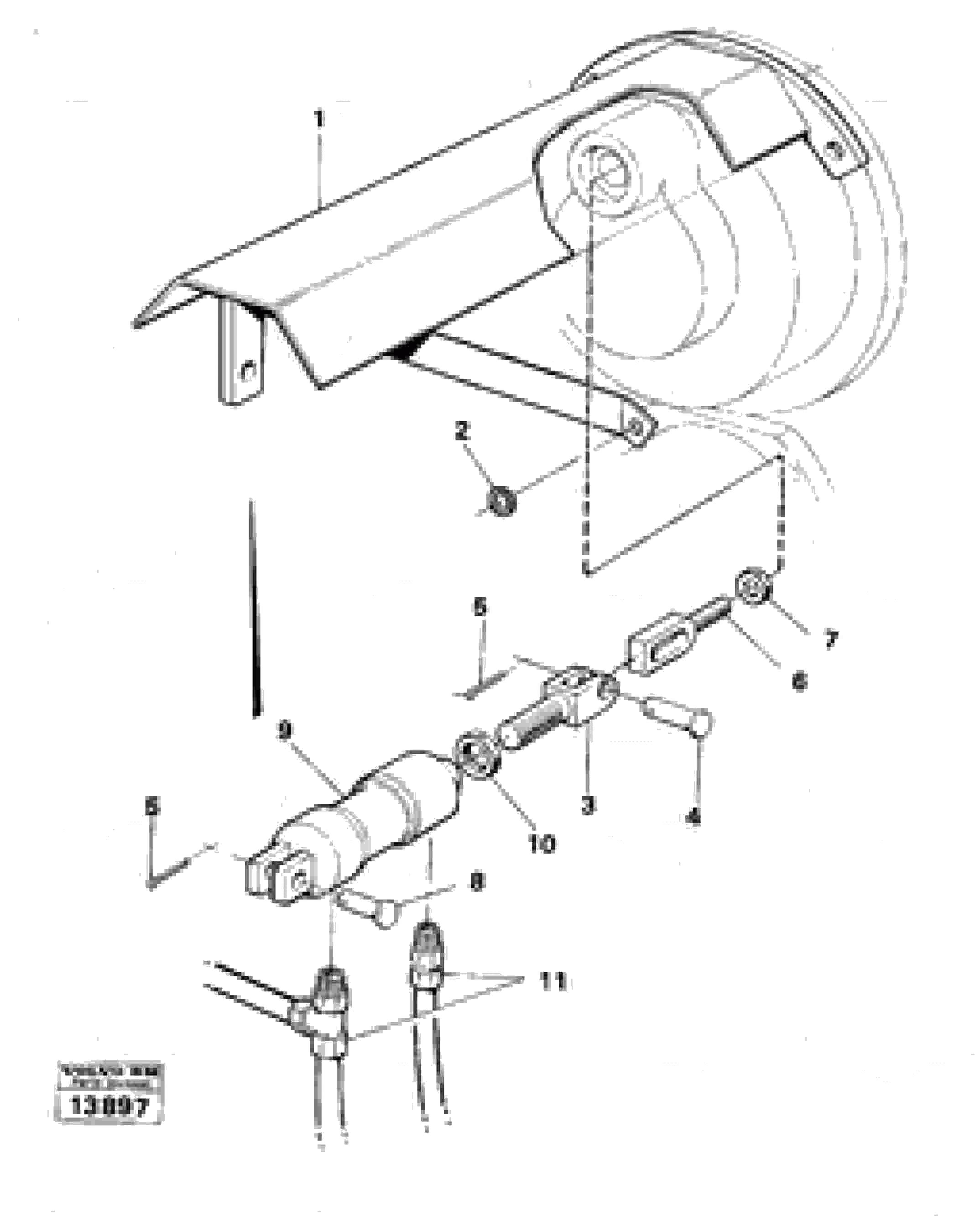 Схема запчастей Volvo 861 861 - 21919 Controls for reduction gear 