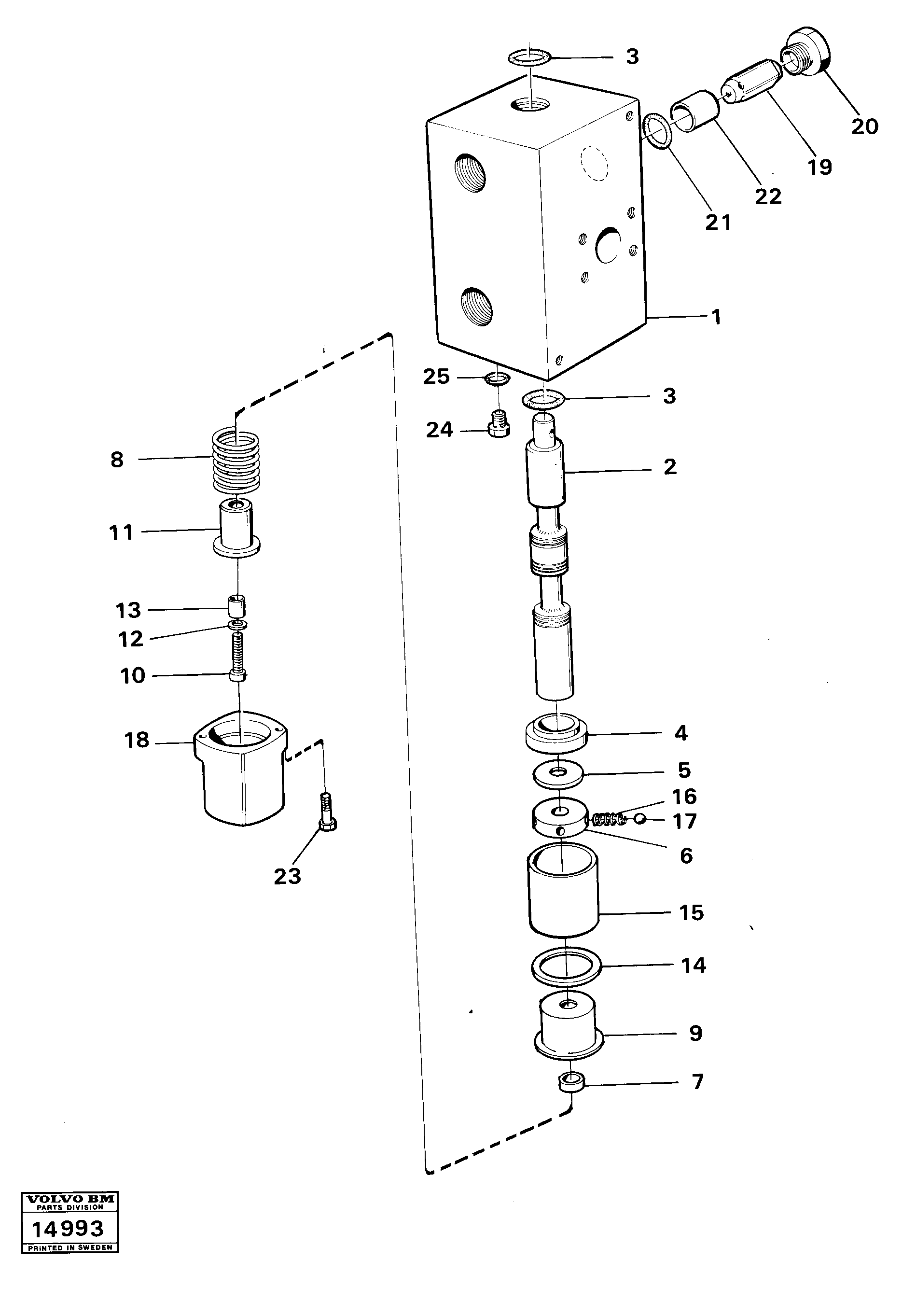 Схема запчастей Volvo 861 861 - 32762 Клапан регулирующий (распределительный) 