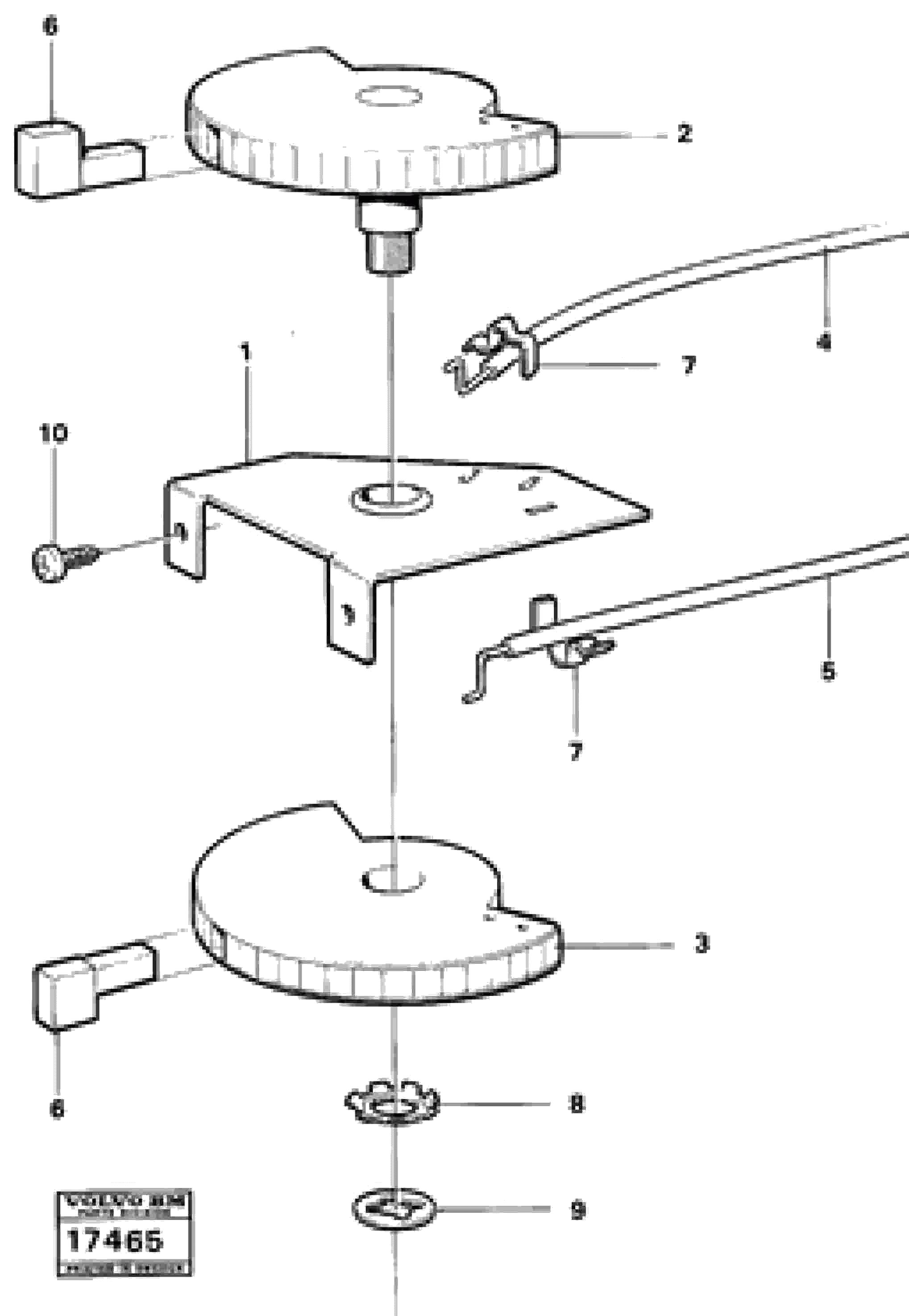 Схема запчастей Volvo 861 861 - 2040 Heater and air control 