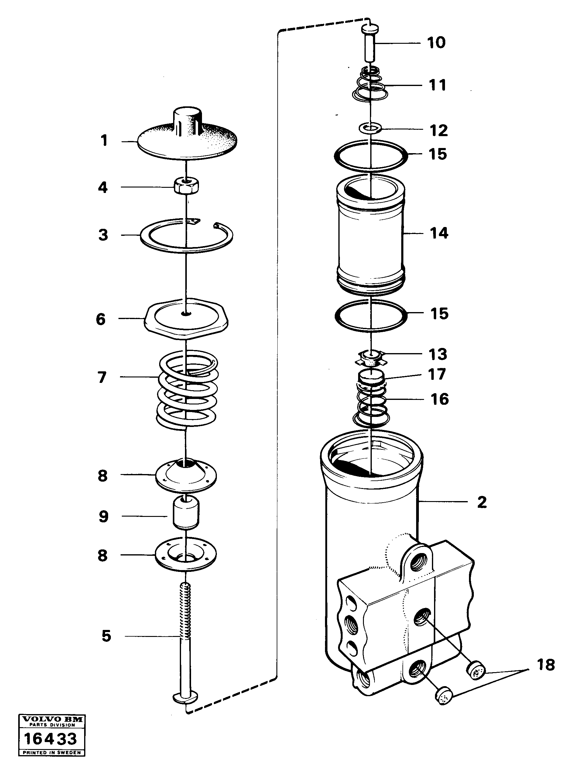 Схема запчастей Volvo 5350 5350 - 11107 Regulator 