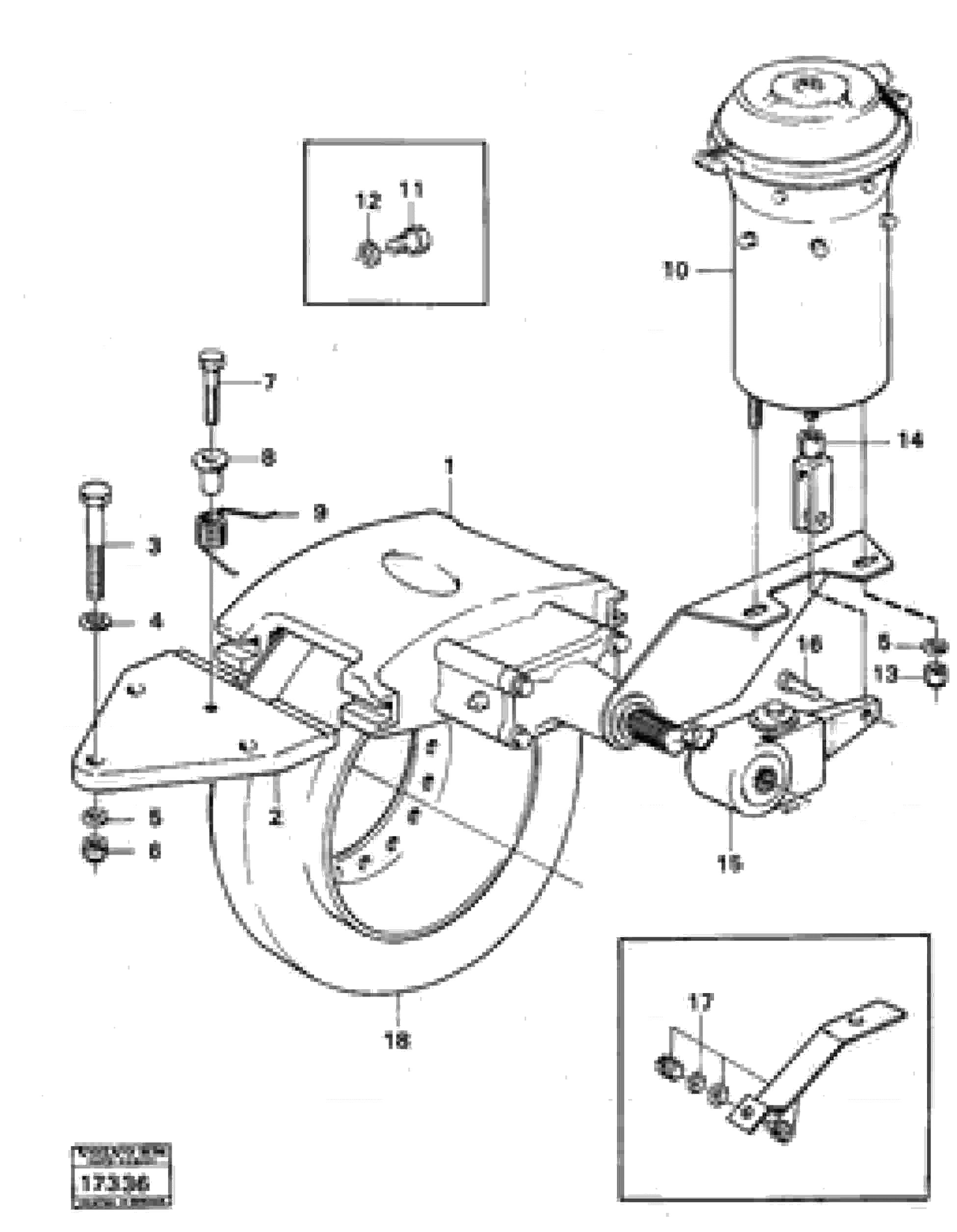 Схема запчастей Volvo 5350 5350 - 24377 Universal joint brake tillv nr 1800- 