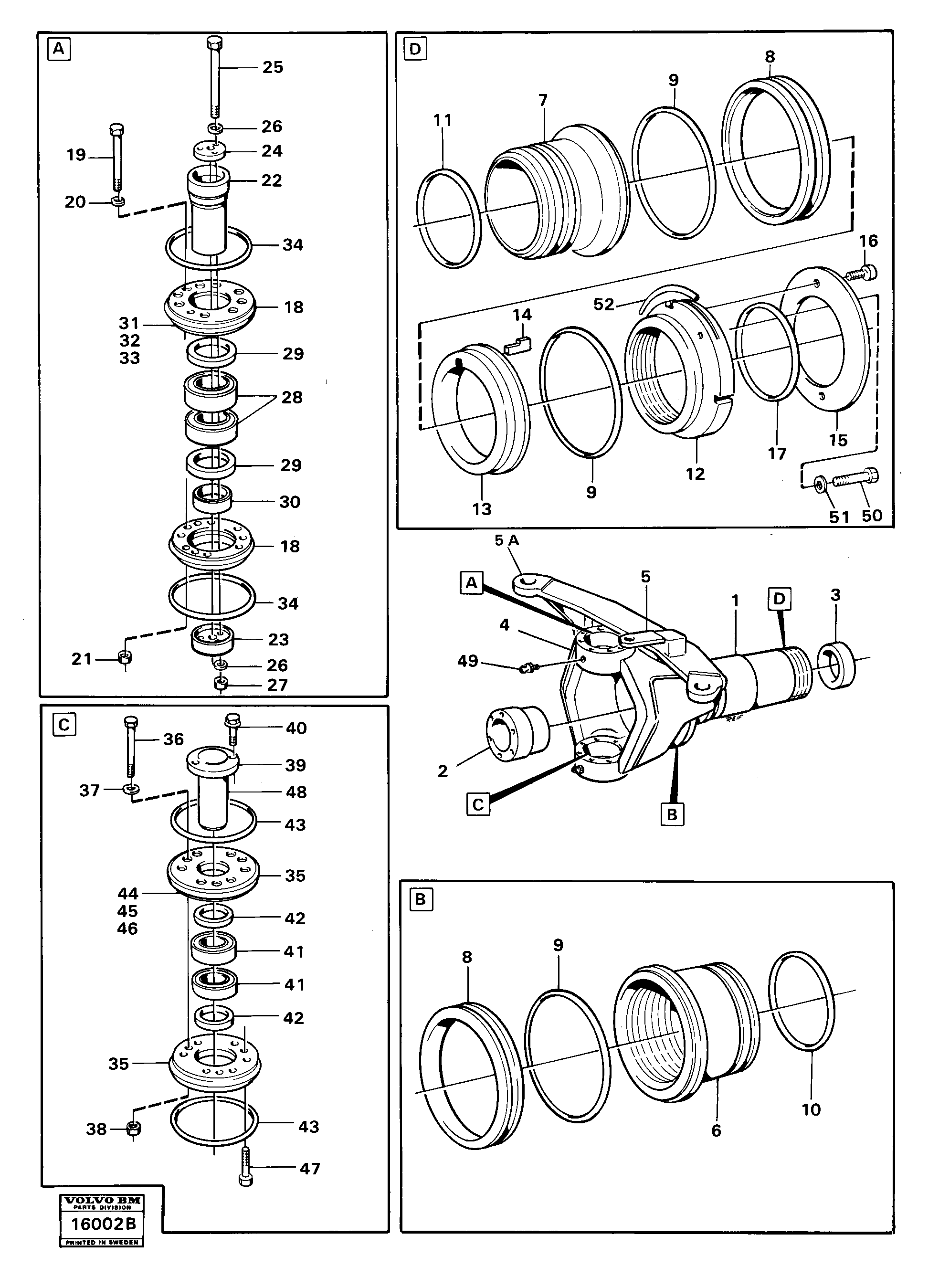 Схема запчастей Volvo 5350 5350 - 94149 Hitch 