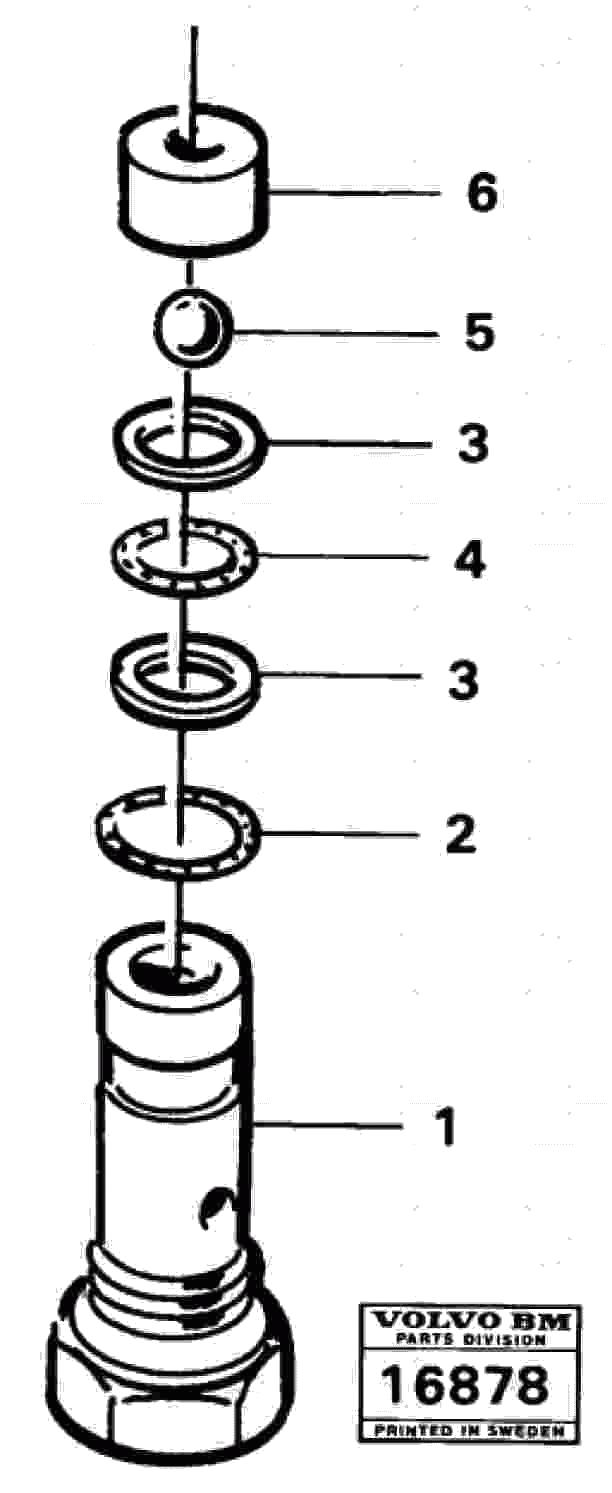 Схема запчастей Volvo 5350 5350 - 11134 Shifting valve 