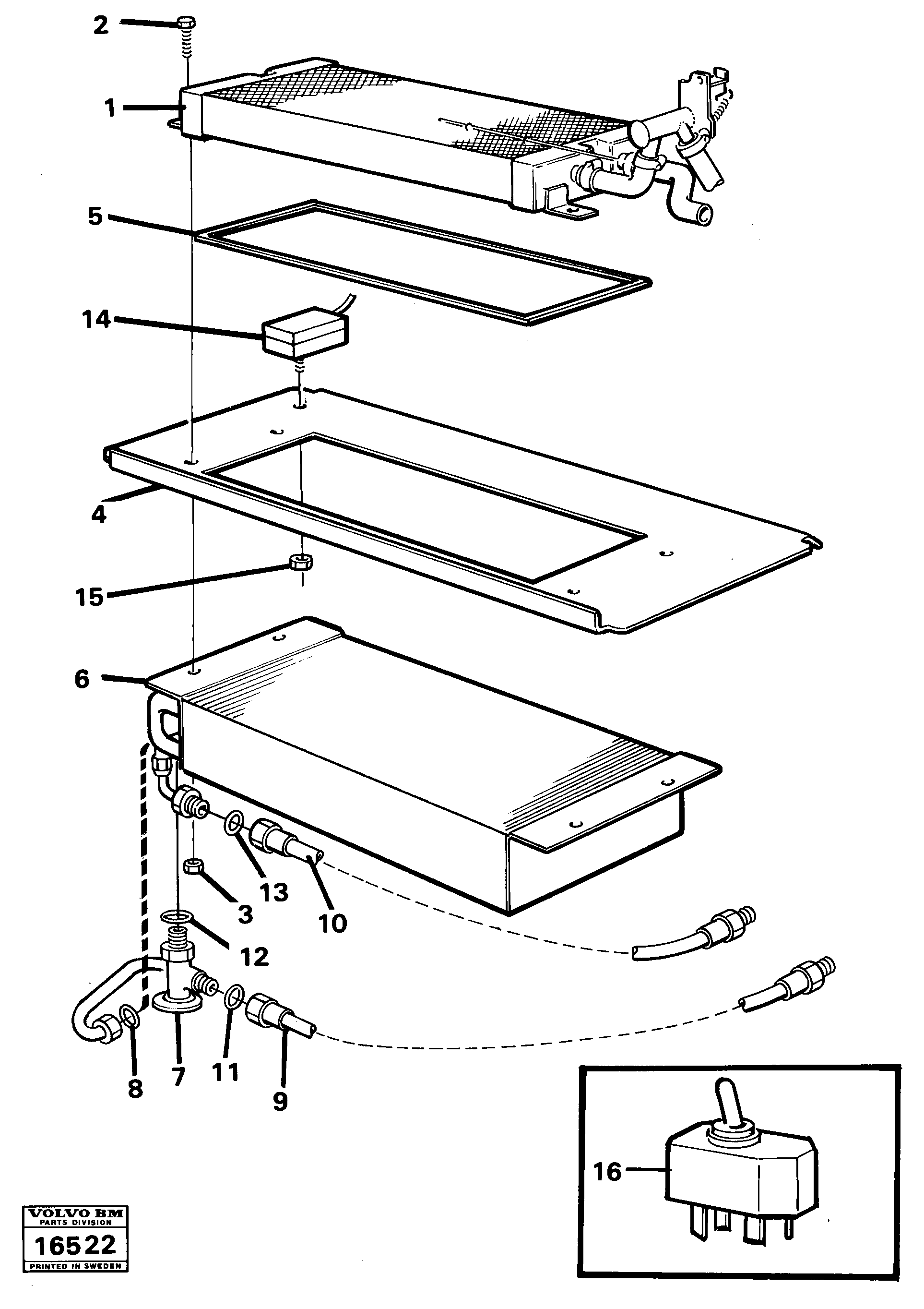 Схема запчастей Volvo 5350 5350 - 11301 Air-conditioning conditioning unit 98778 