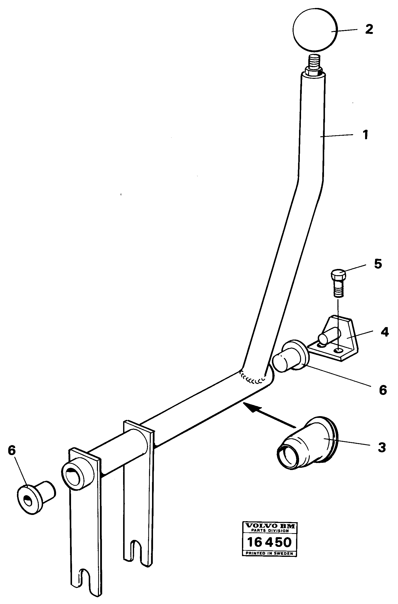 Схема запчастей Volvo 5350 5350 - 29893 Tipping control tillv nr -1616 