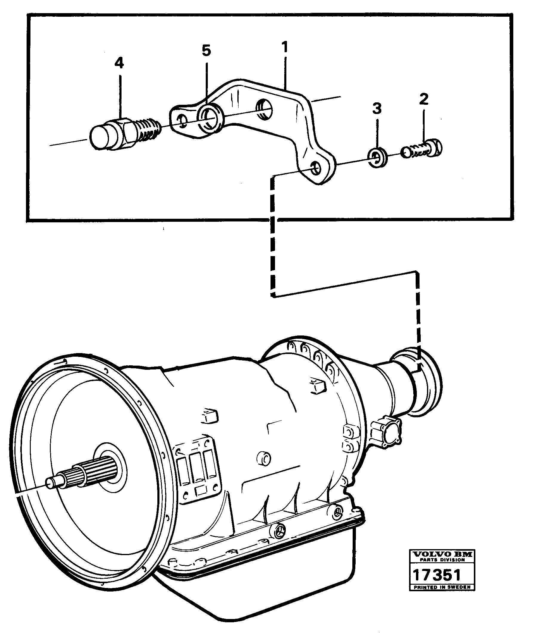 Схема запчастей Volvo 5350 5350 - 1124 Sensor 