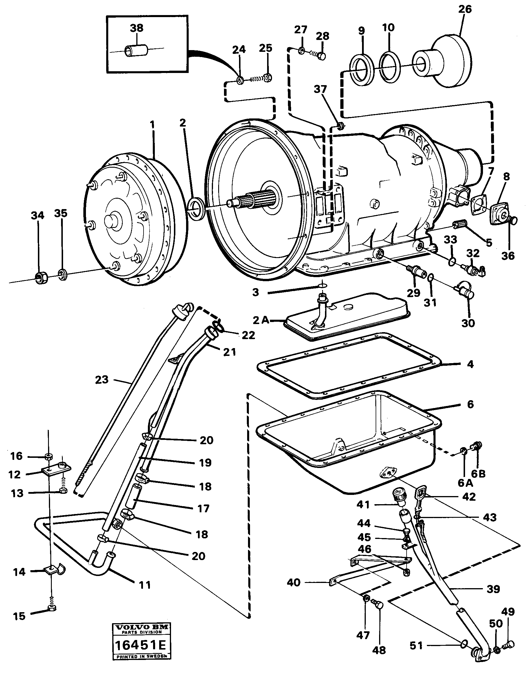 Схема запчастей Volvo 5350 5350 - 97809 Gear box 