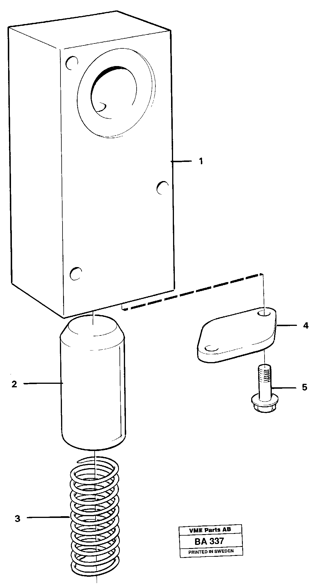 Схема запчастей Volvo A20 VOLVO BM A20 - 17517 Safety valve 