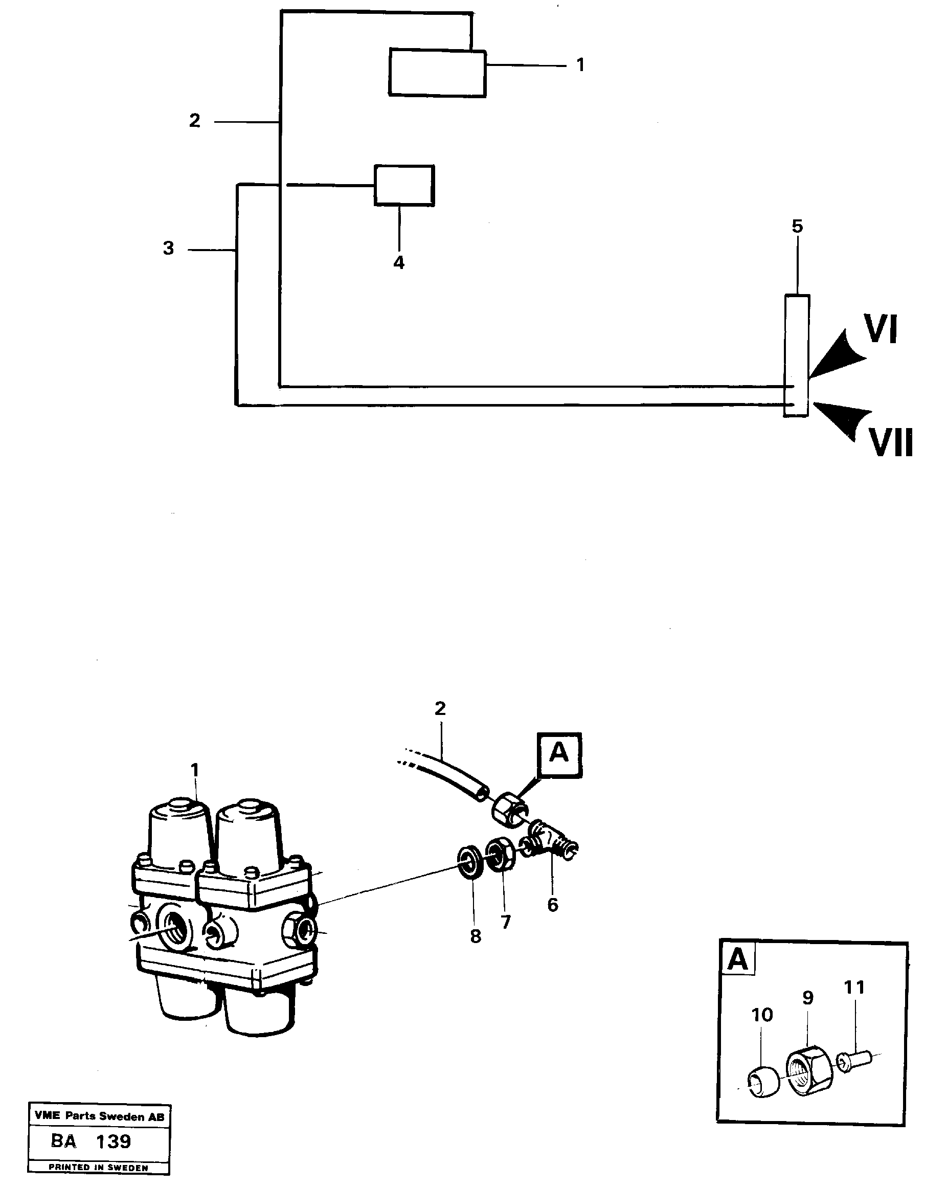 Схема запчастей Volvo A20 VOLVO BM A20 - 17377 Uplifted body 