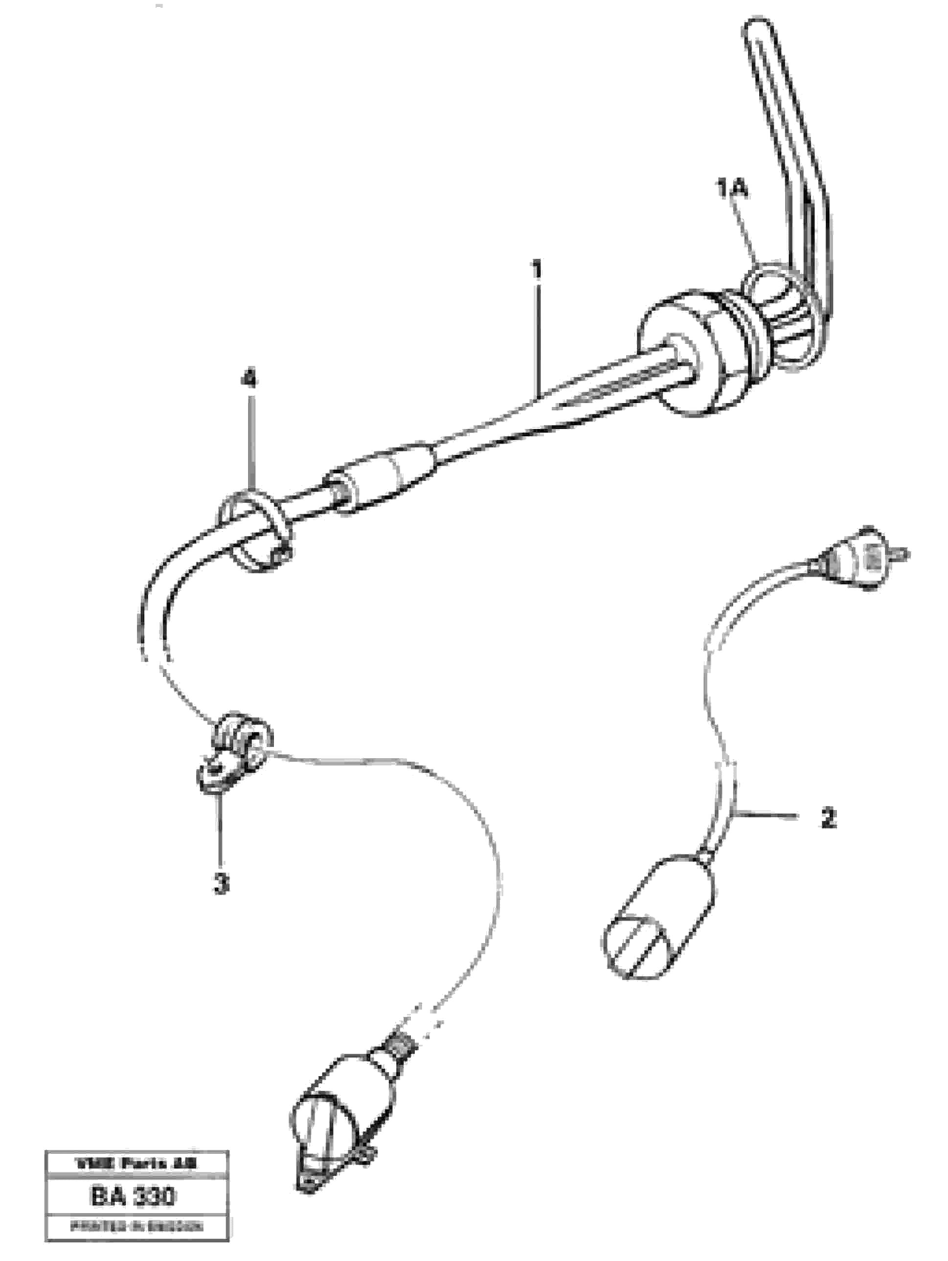Схема запчастей Volvo A20 VOLVO BM A20 - 16643 Engine heater 