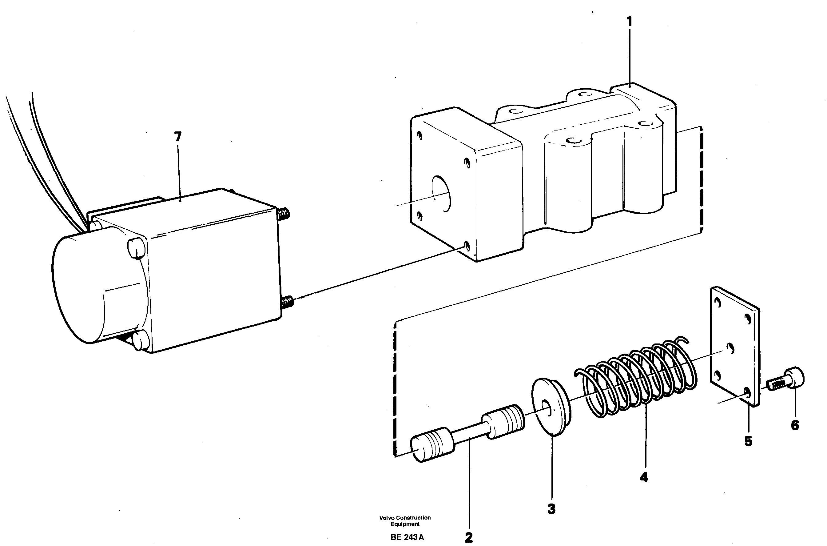 Схема запчастей Volvo A35 Volvo BM A35 - 6810 Modulator valve 