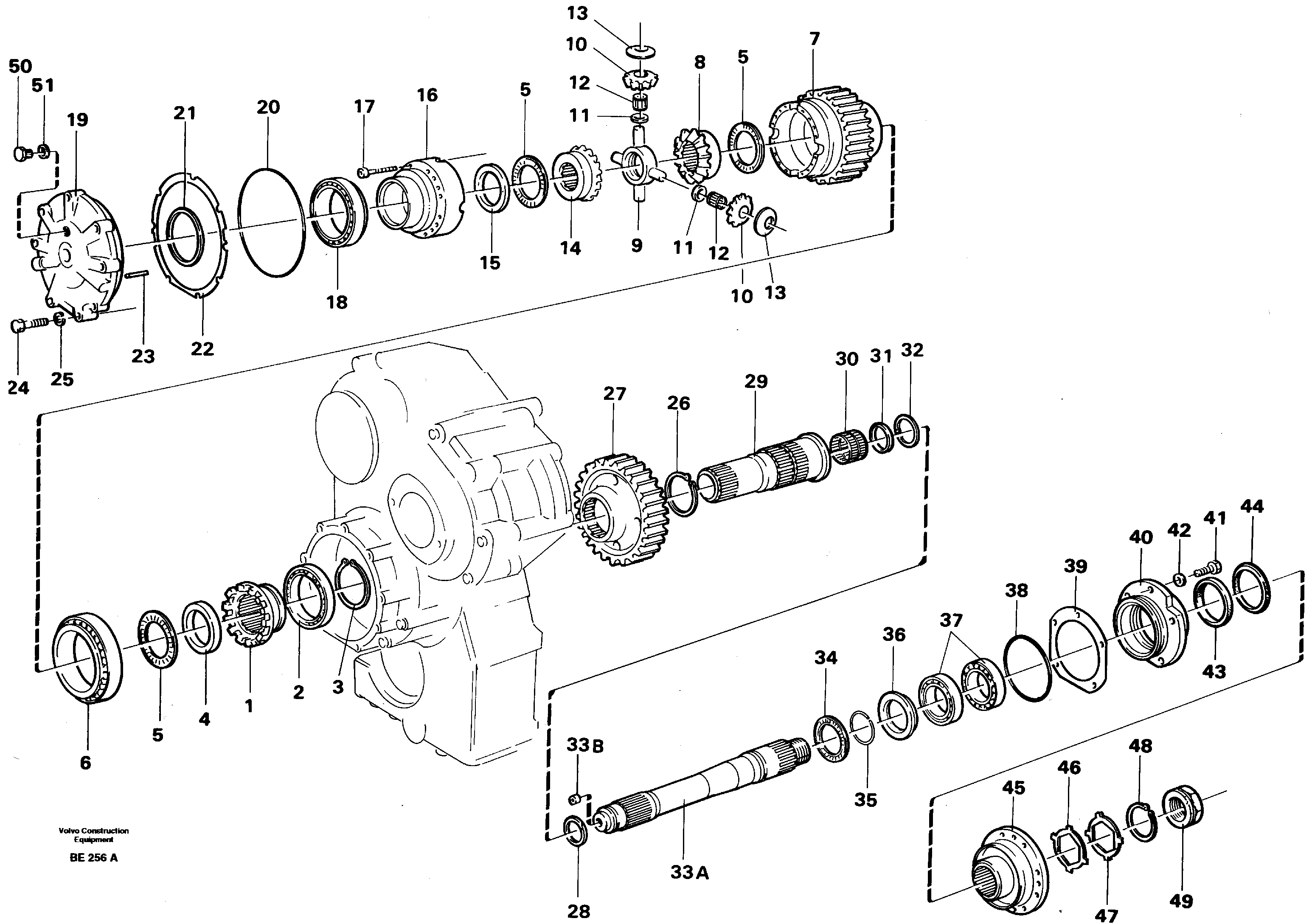 Схема запчастей Volvo A35 Volvo BM A35 - 48769 Axle shaft with differential 