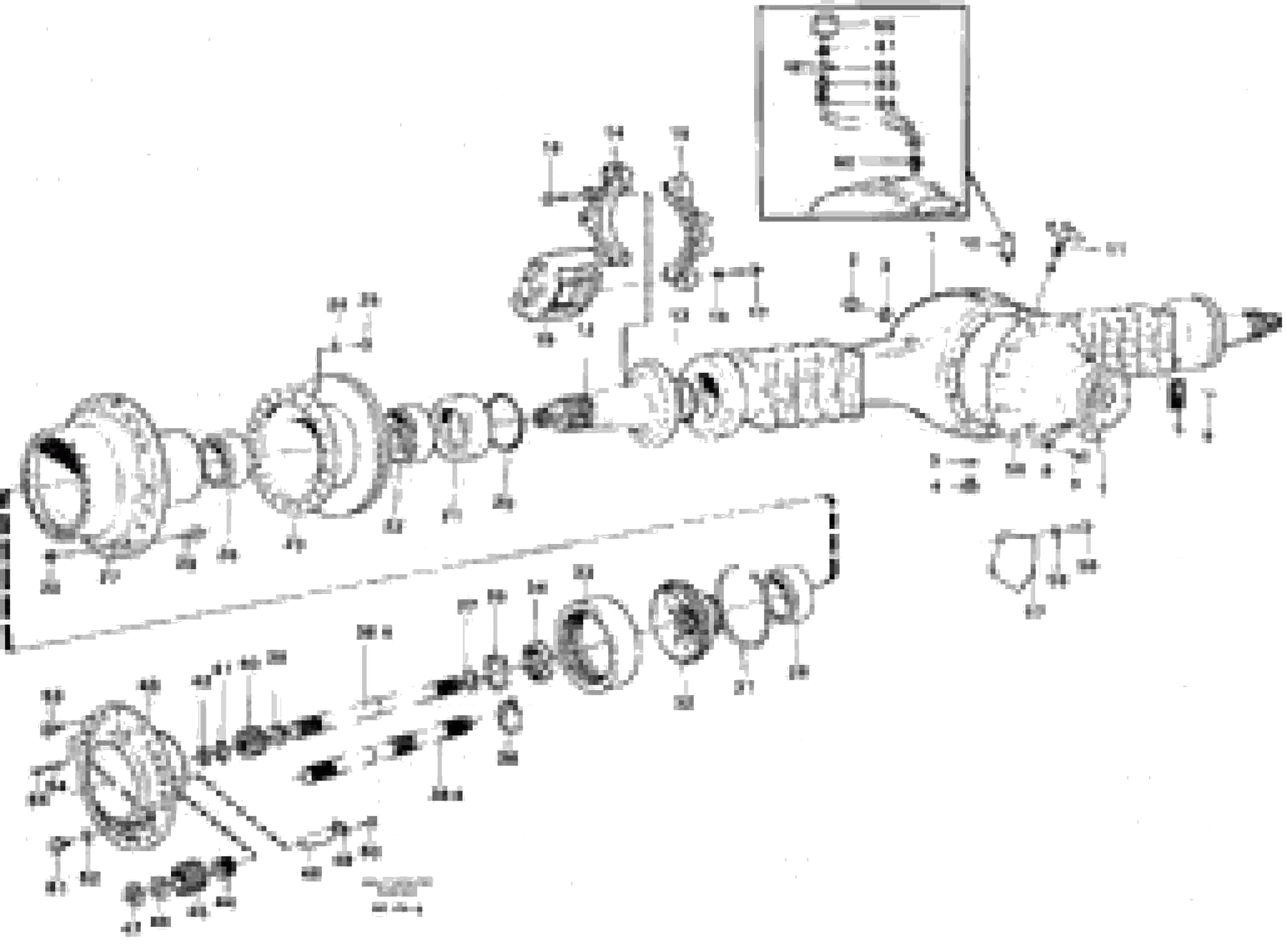 Схема запчастей Volvo A35 Volvo BM A35 - 81494 Planet shaft front 
