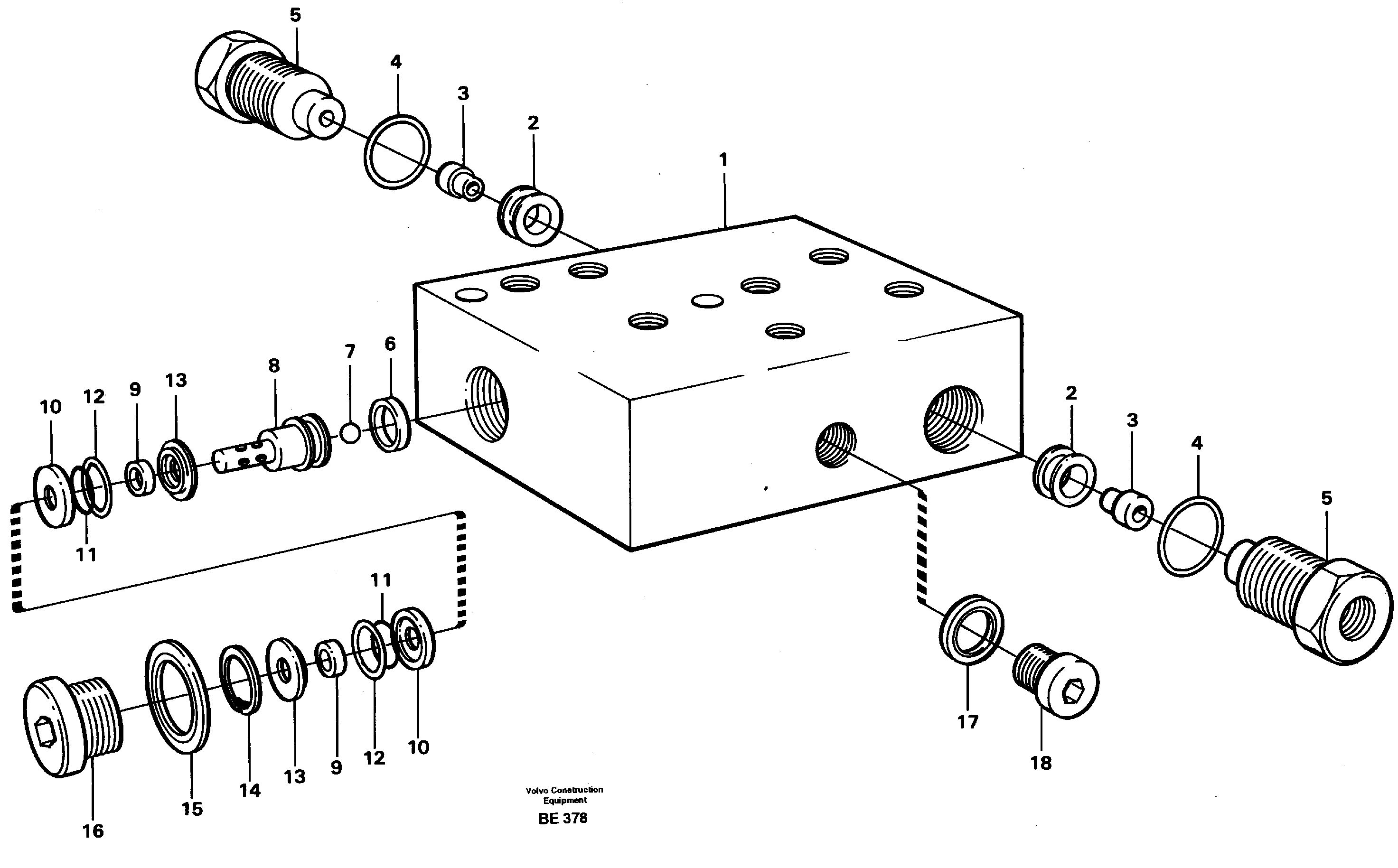 Схема запчастей Volvo A35 Volvo BM A35 - 24013 Air valve 