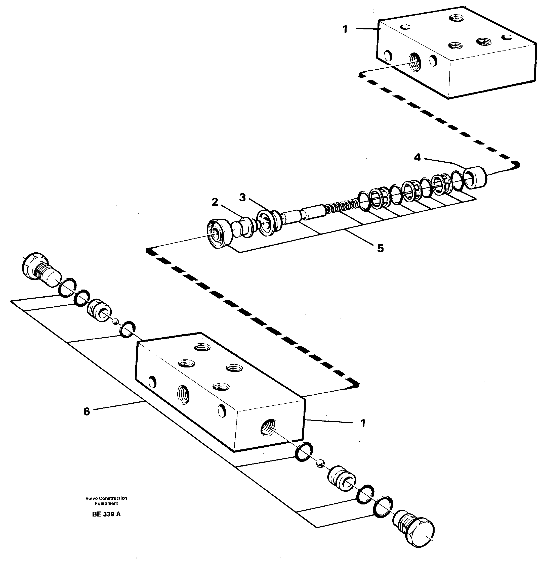 Схема запчастей Volvo A35 Volvo BM A35 - 8383 Valves 