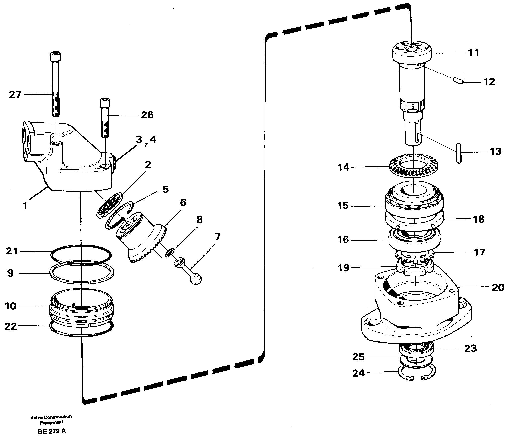 Схема запчастей Volvo A35 Volvo BM A35 - 15781 Насос 