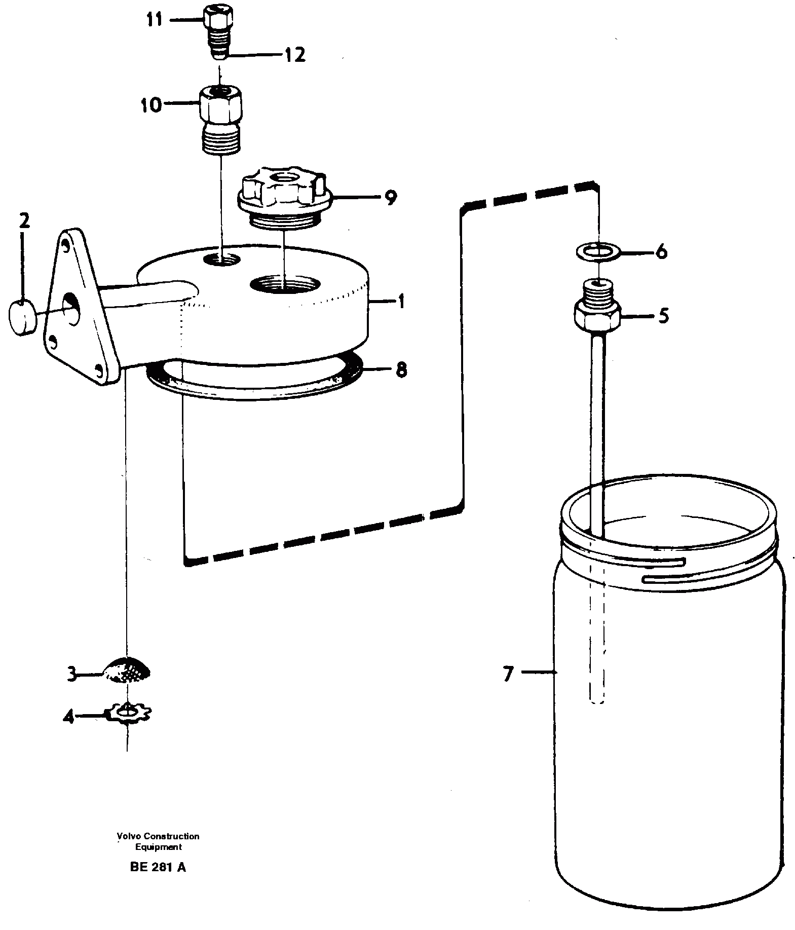 Схема запчастей Volvo A35 Volvo BM A35 - 17070 Anti-freeze reservoir 