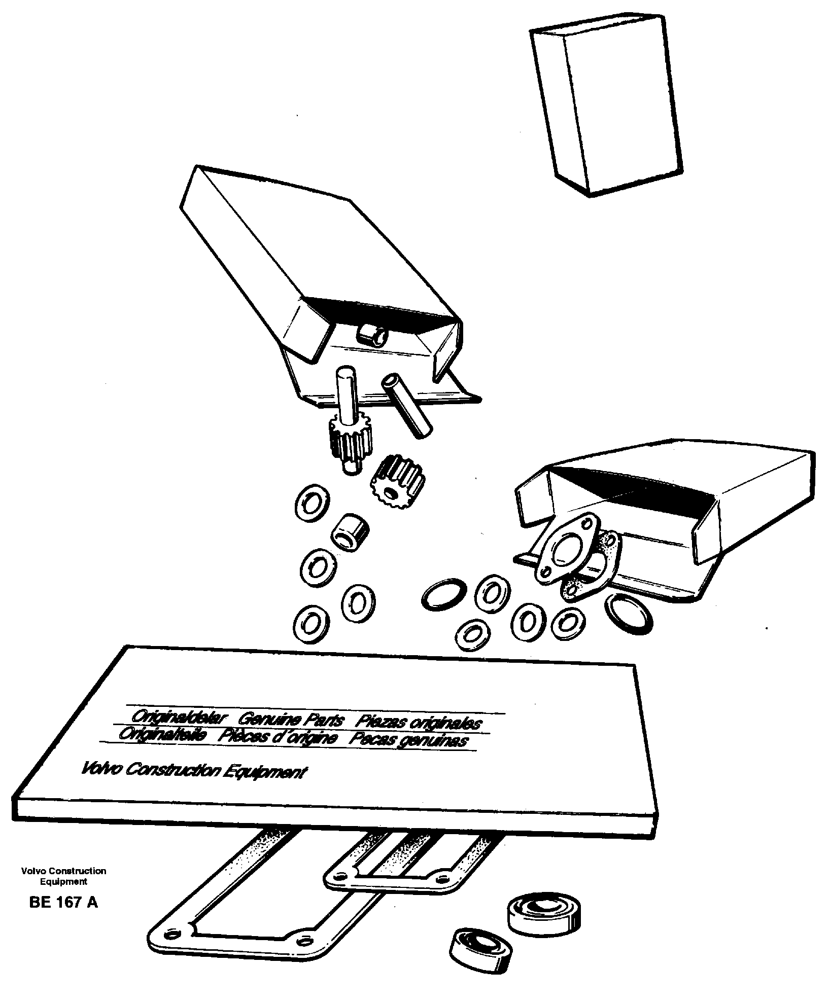 Схема запчастей Volvo A35 Volvo BM A35 - 24629 Ремкомплект двигателя 