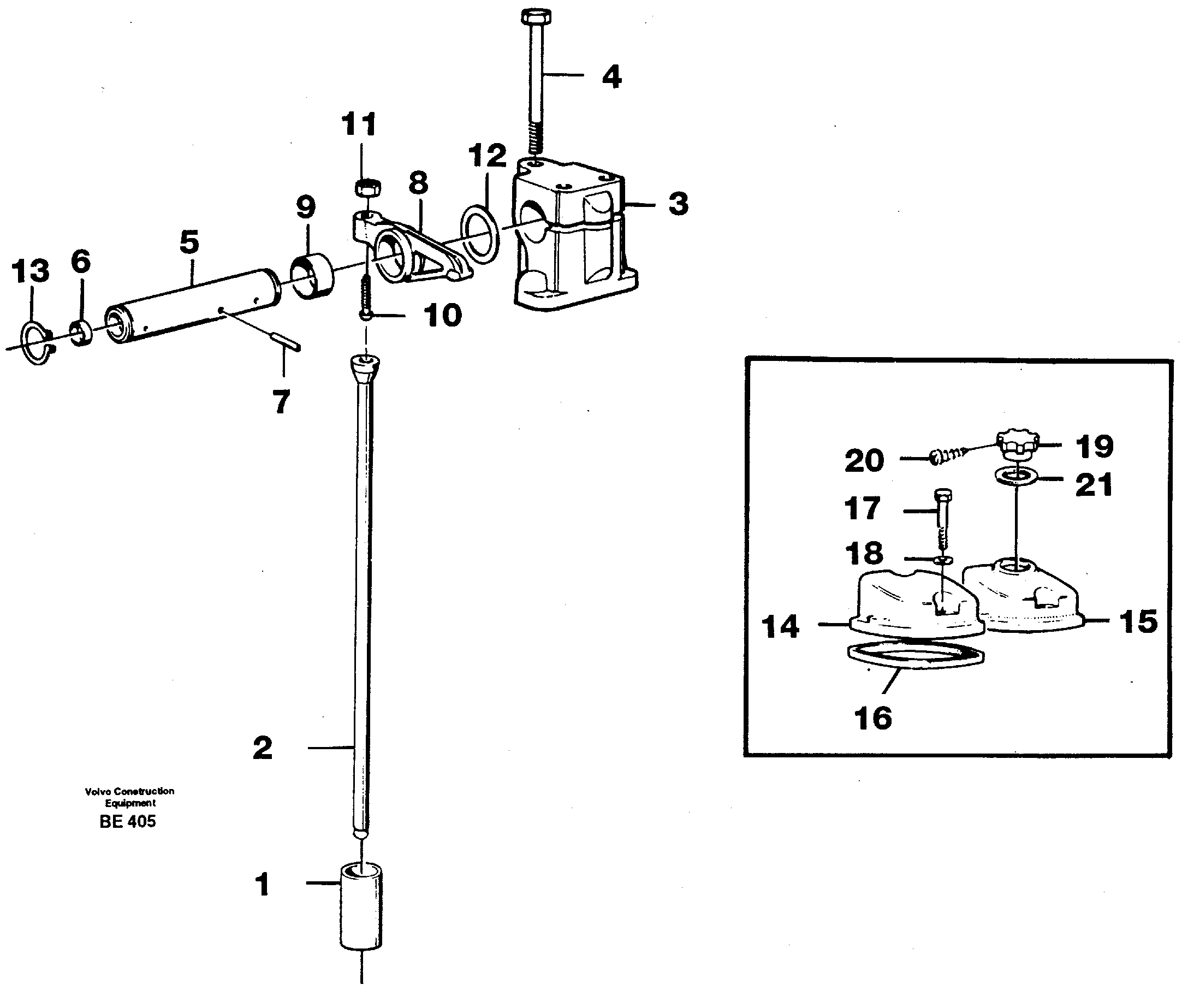 Схема запчастей Volvo A35 Volvo BM A35 - 24632 Valve mechanism 